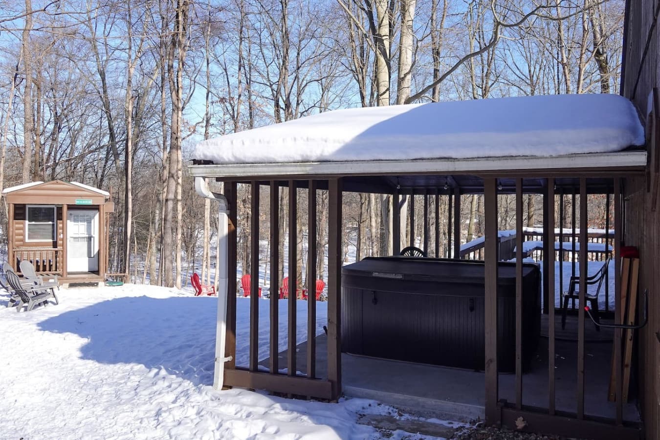 White Tail Run Hot Tub!