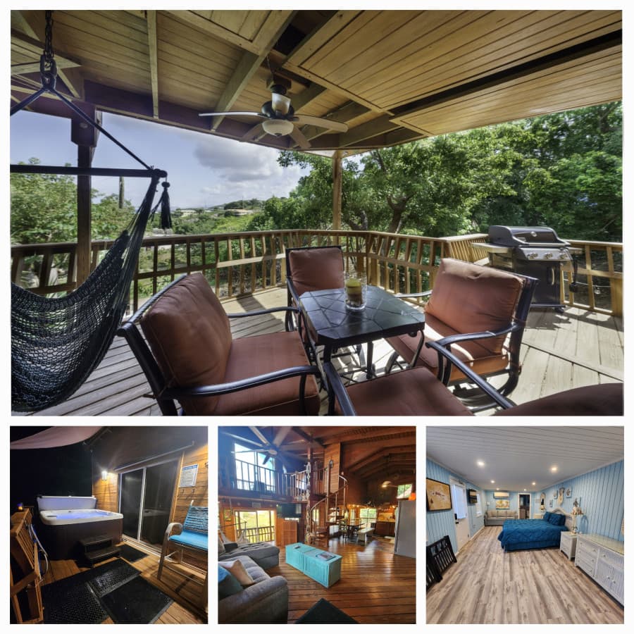 TROPICAL TREEHOUSE IN PARADISE! ST. THOMAS, USVI