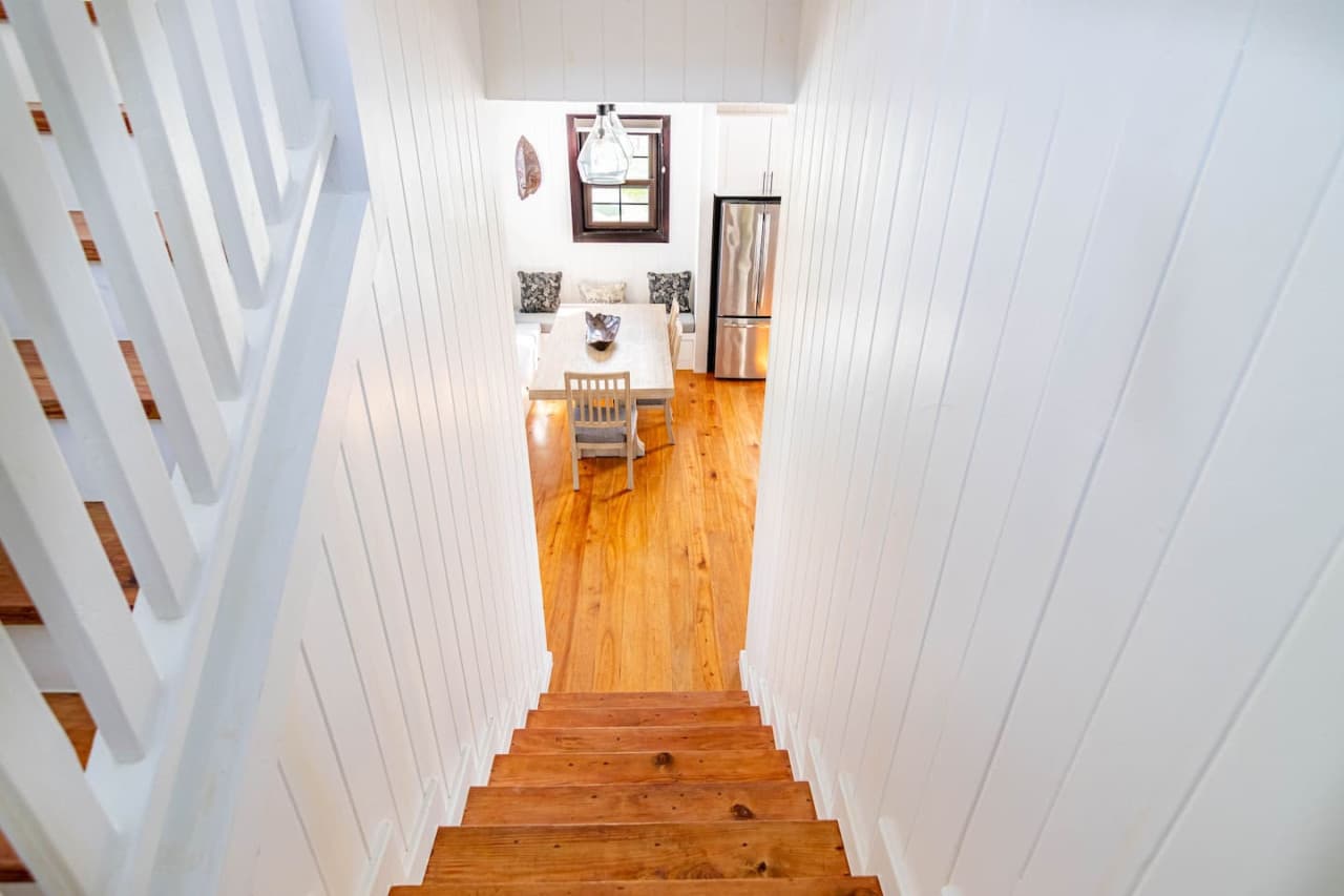 Stairs down-second to first floor