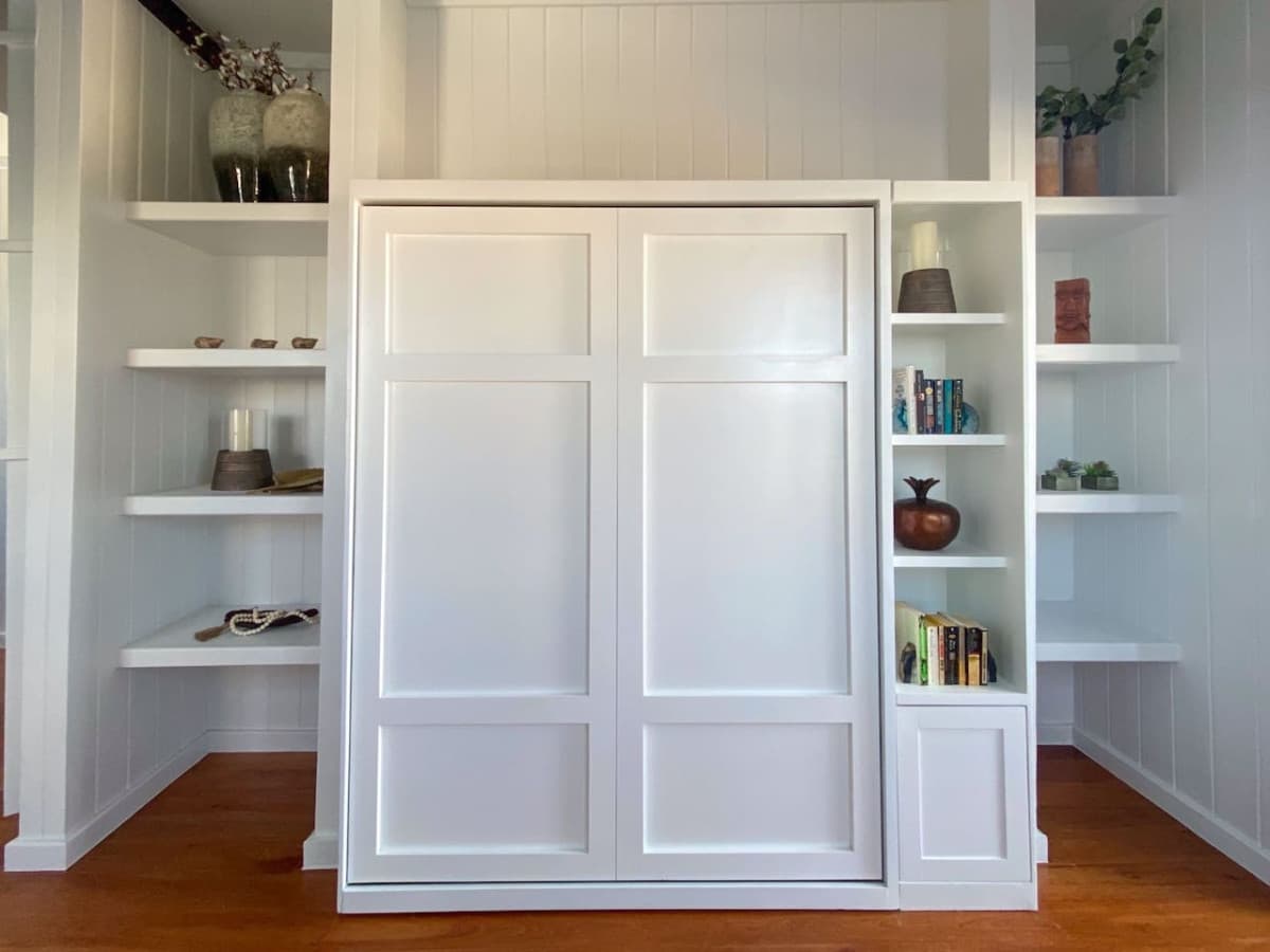 Murphy bed closed.