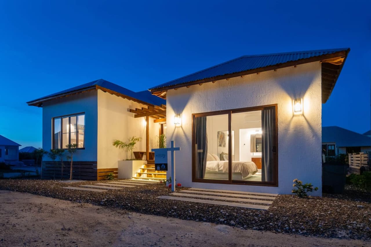 Twilight house view