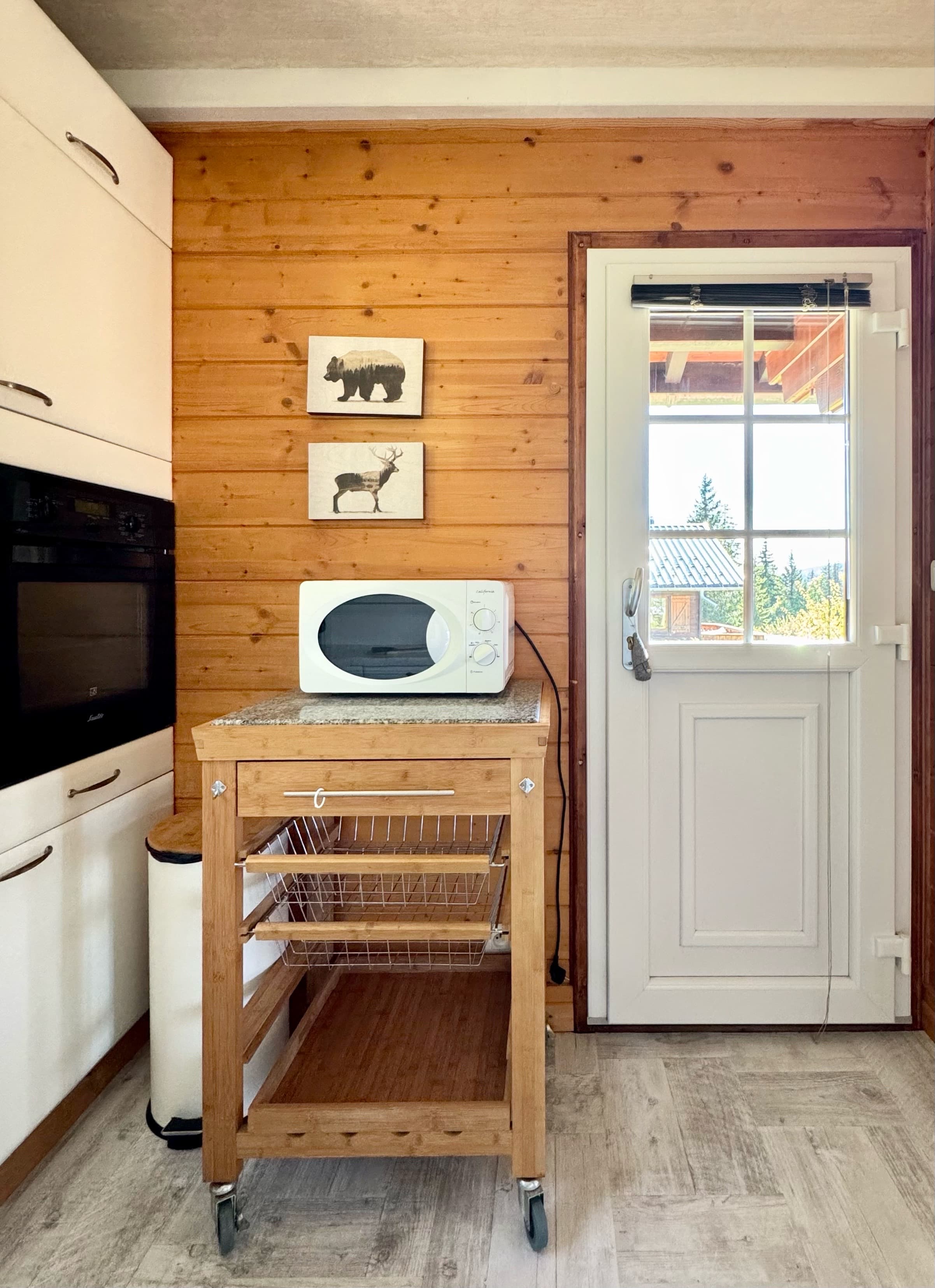 Cuisine équipé pour ce joli chalet de vacances
