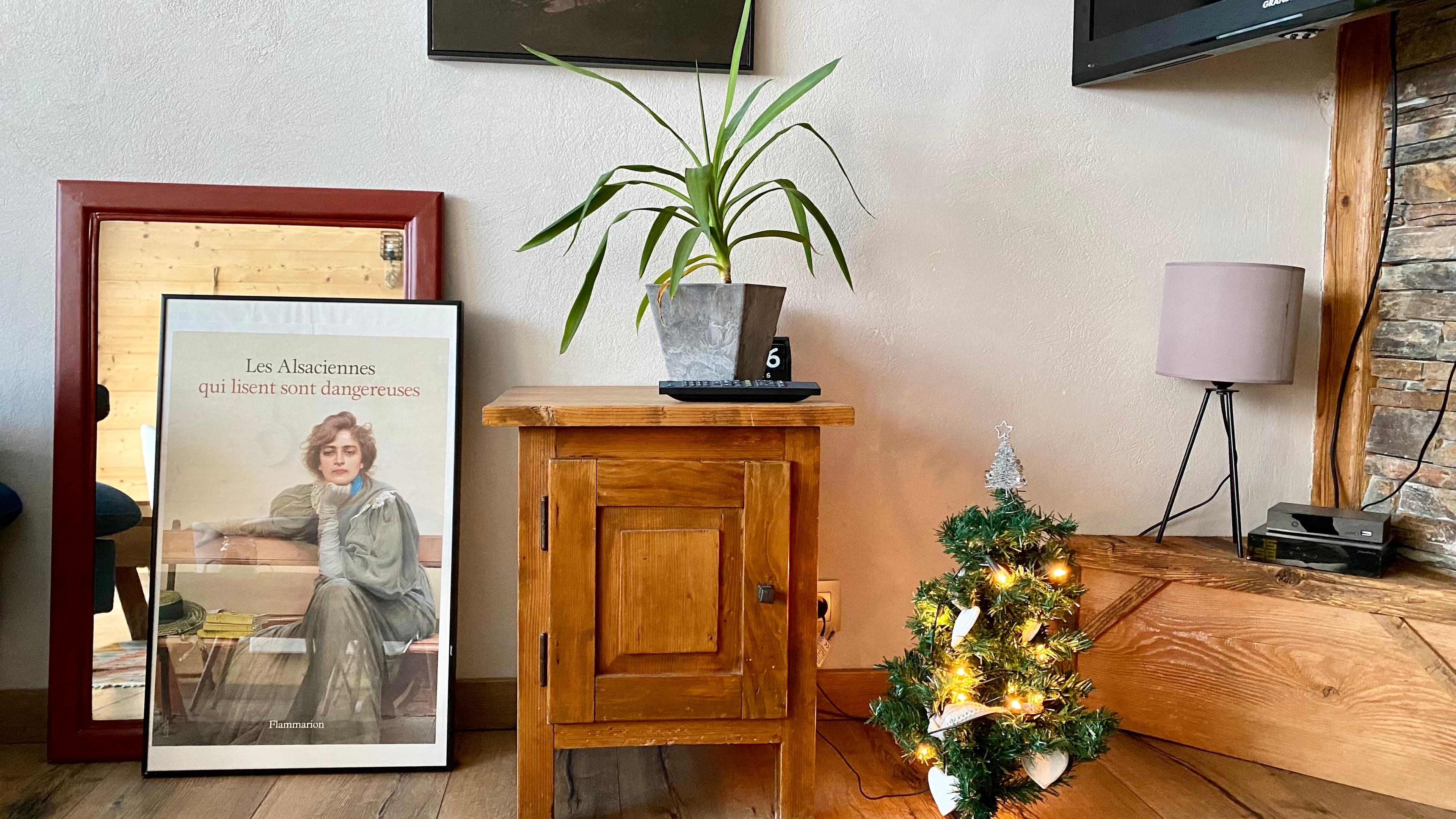 Décoration montagne et chic dans cette appartement aux Rousses.