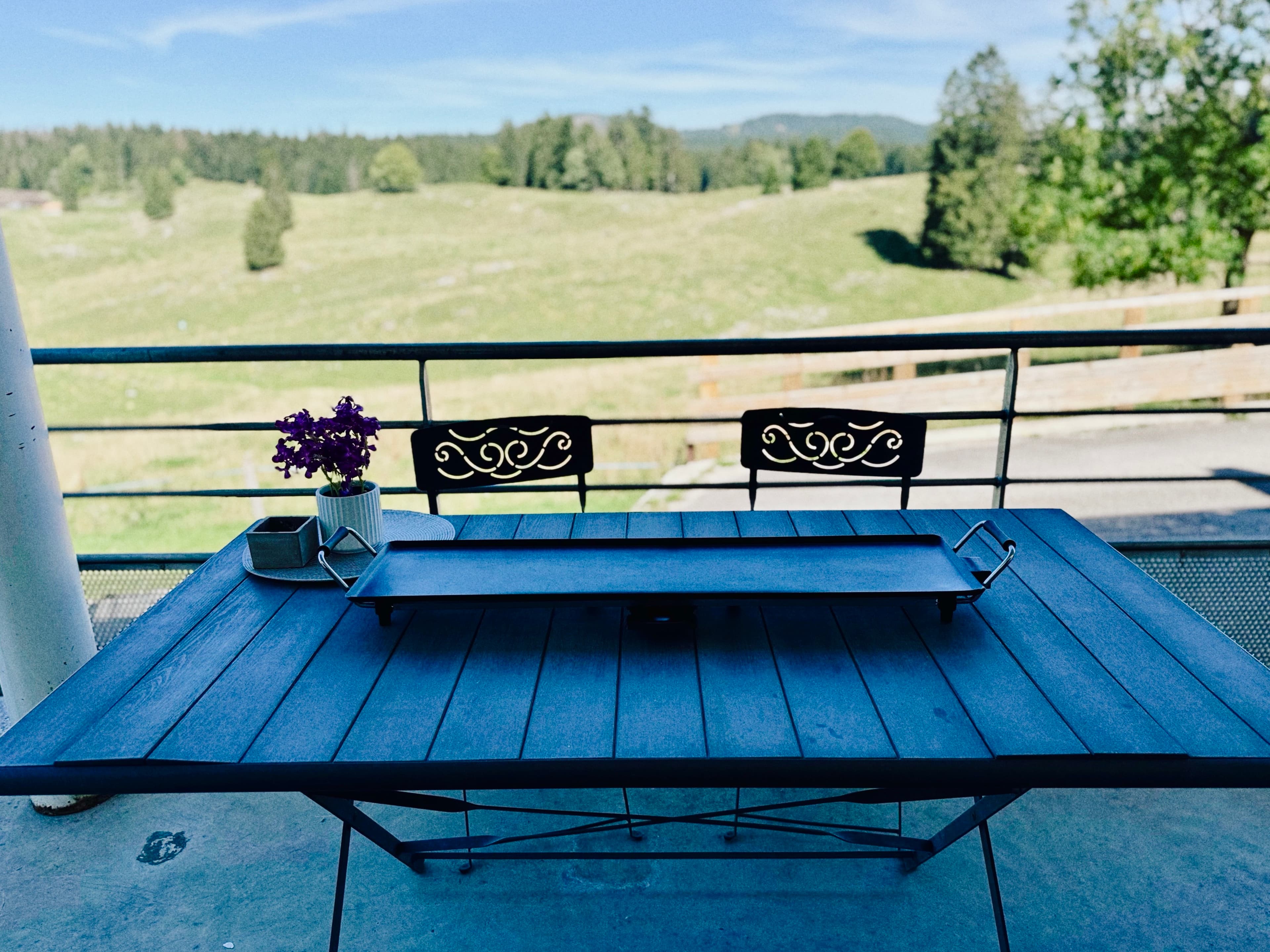 Table pour les repas en extérieur 