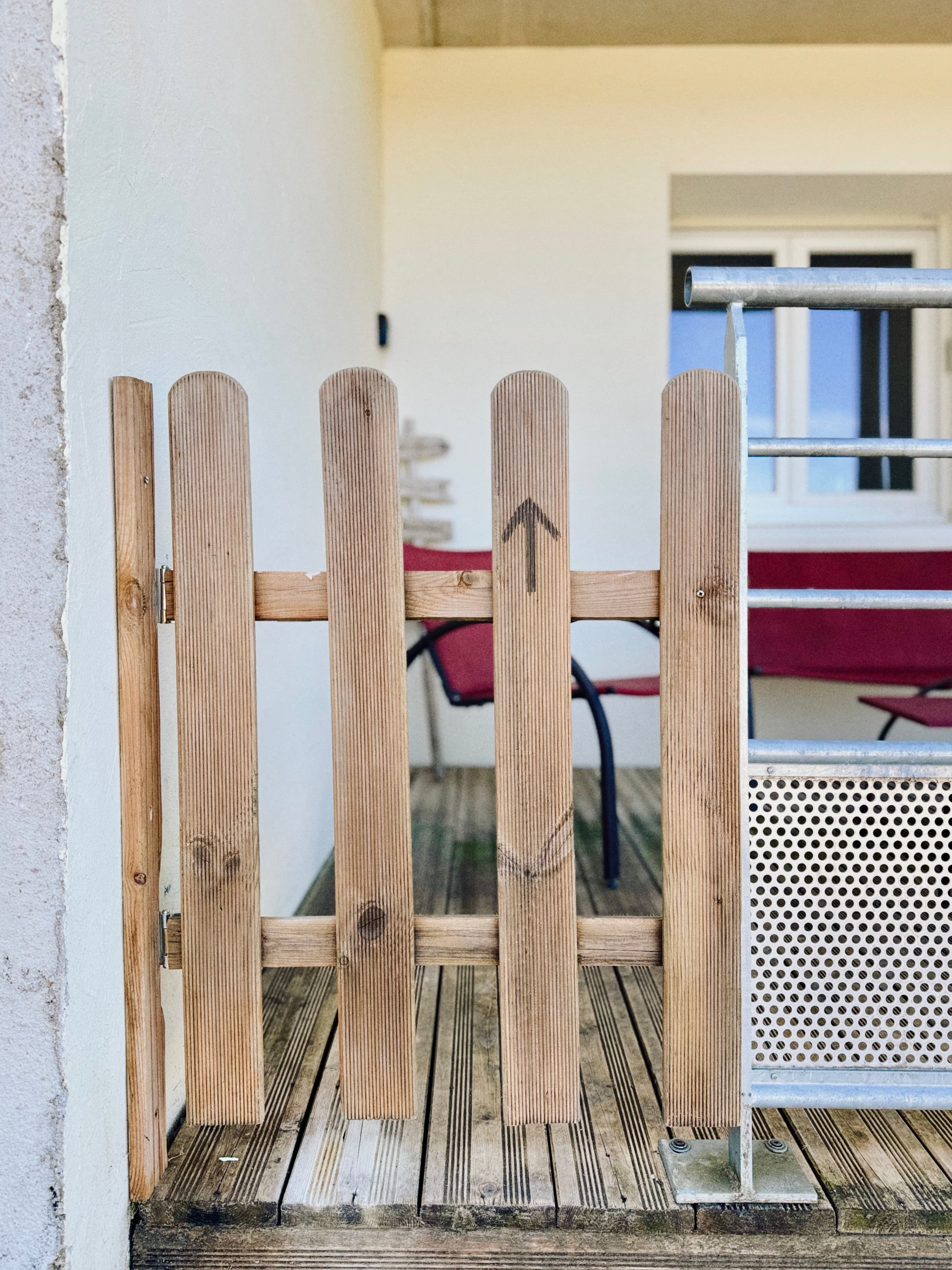 Accès arrière du bâtiment 