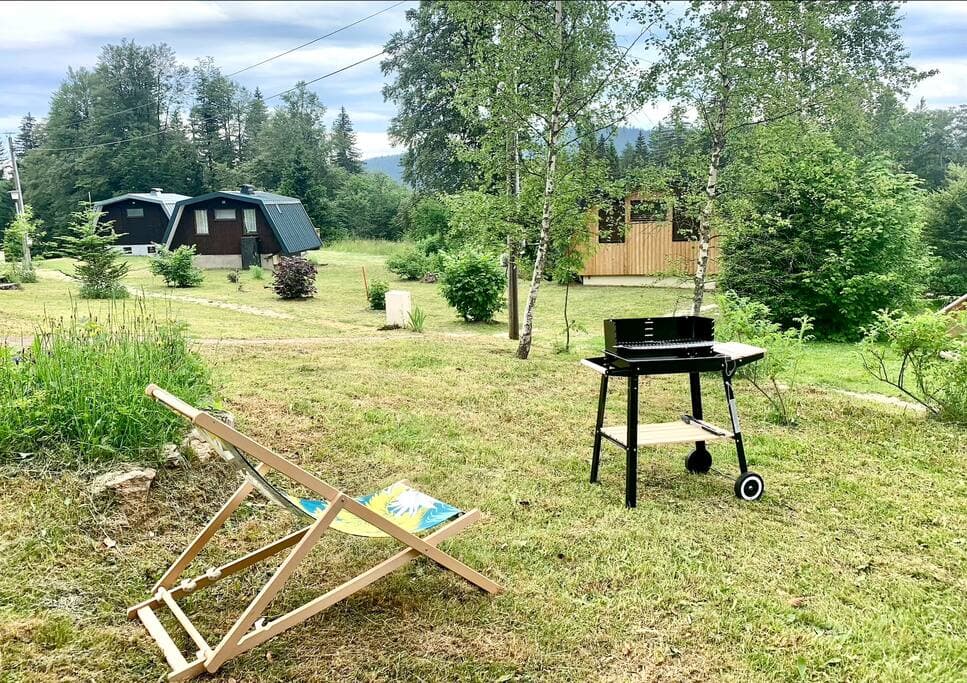 Barbecue pour un séjour agréable en famille.