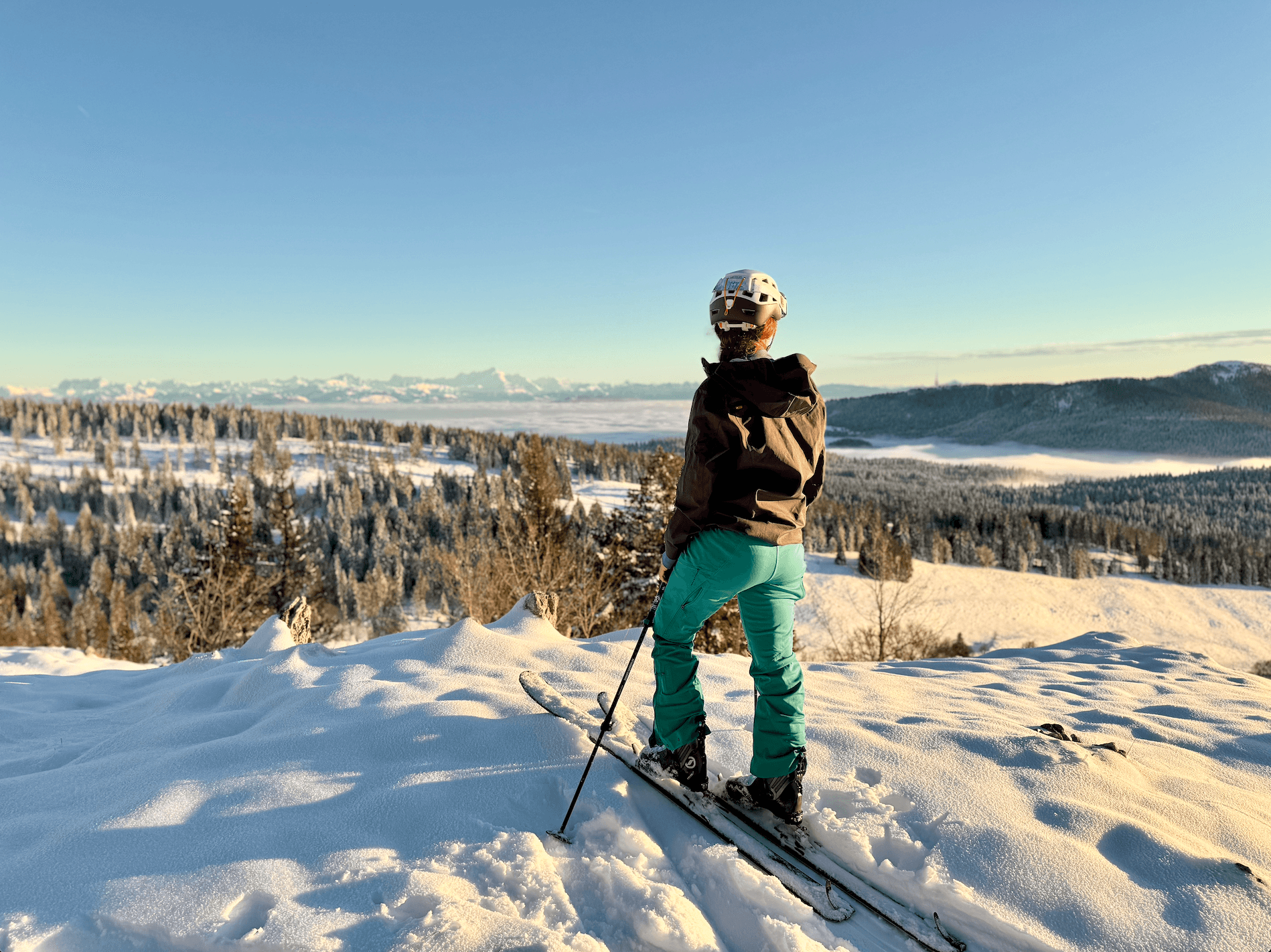 Sortie ski de randonnée au Noirmont