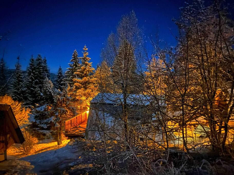 Cabane du trappeur aux Rousses