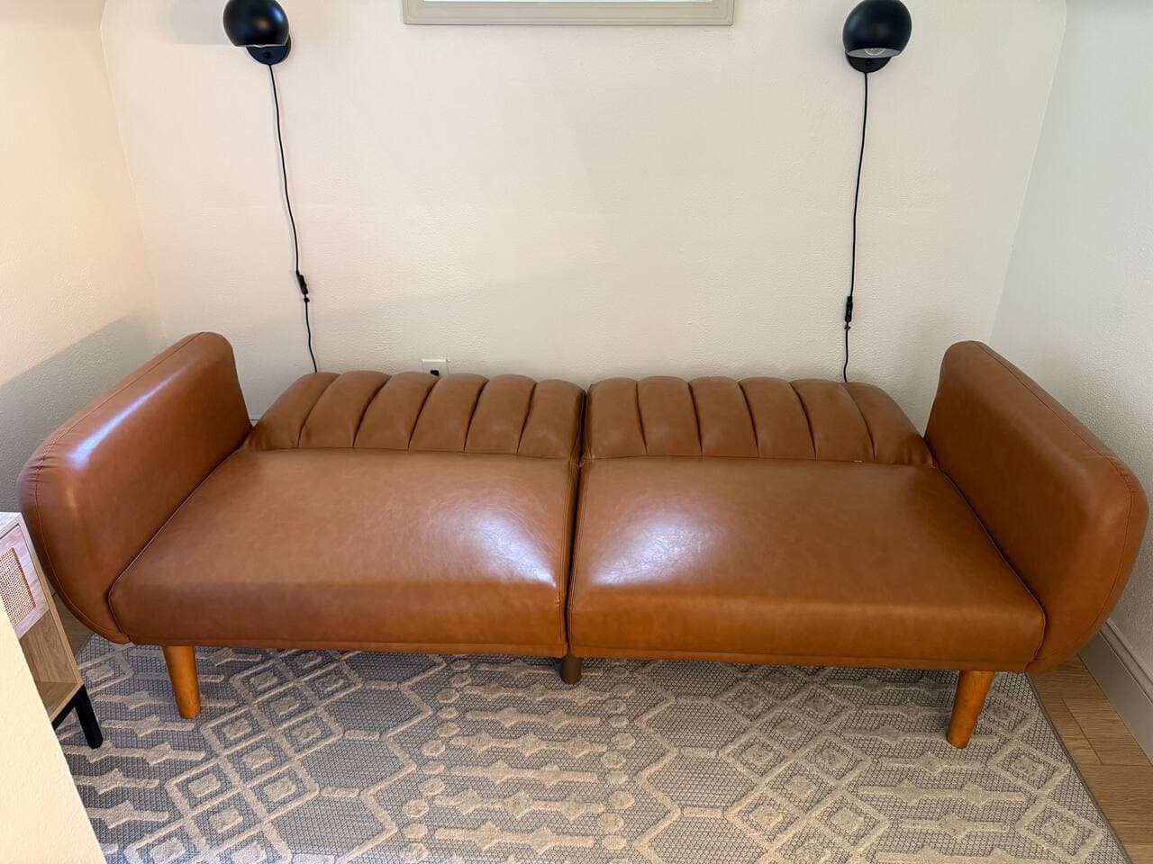 Extra futon in the loft area.