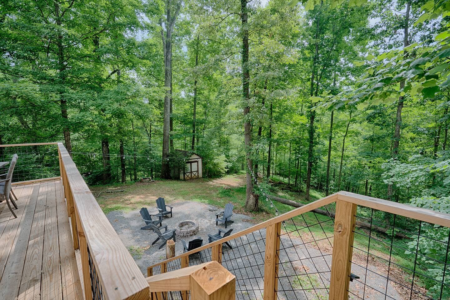 View from the back deck.