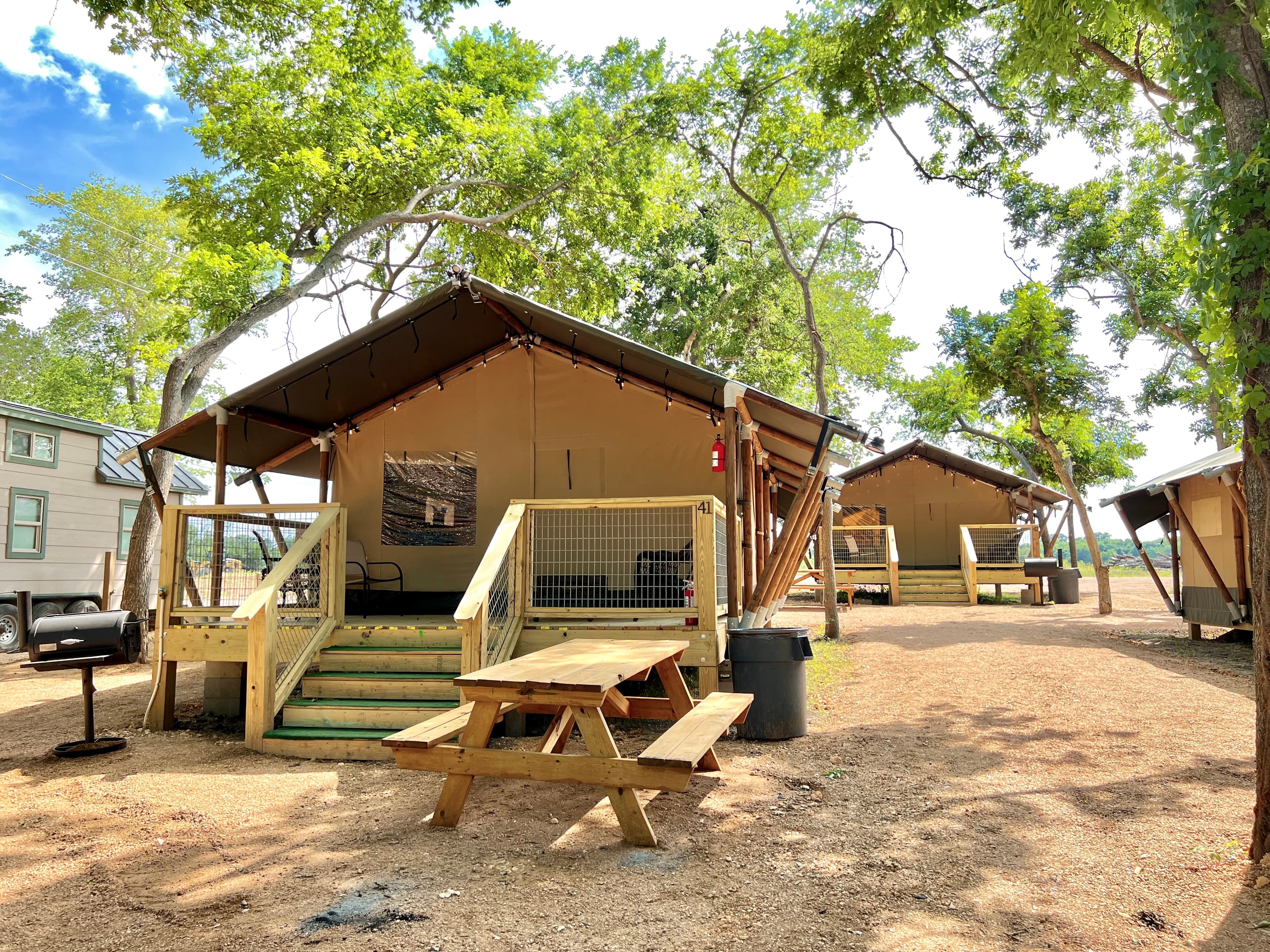 We have 20 Safari Cabins in total at Son's River Ranch