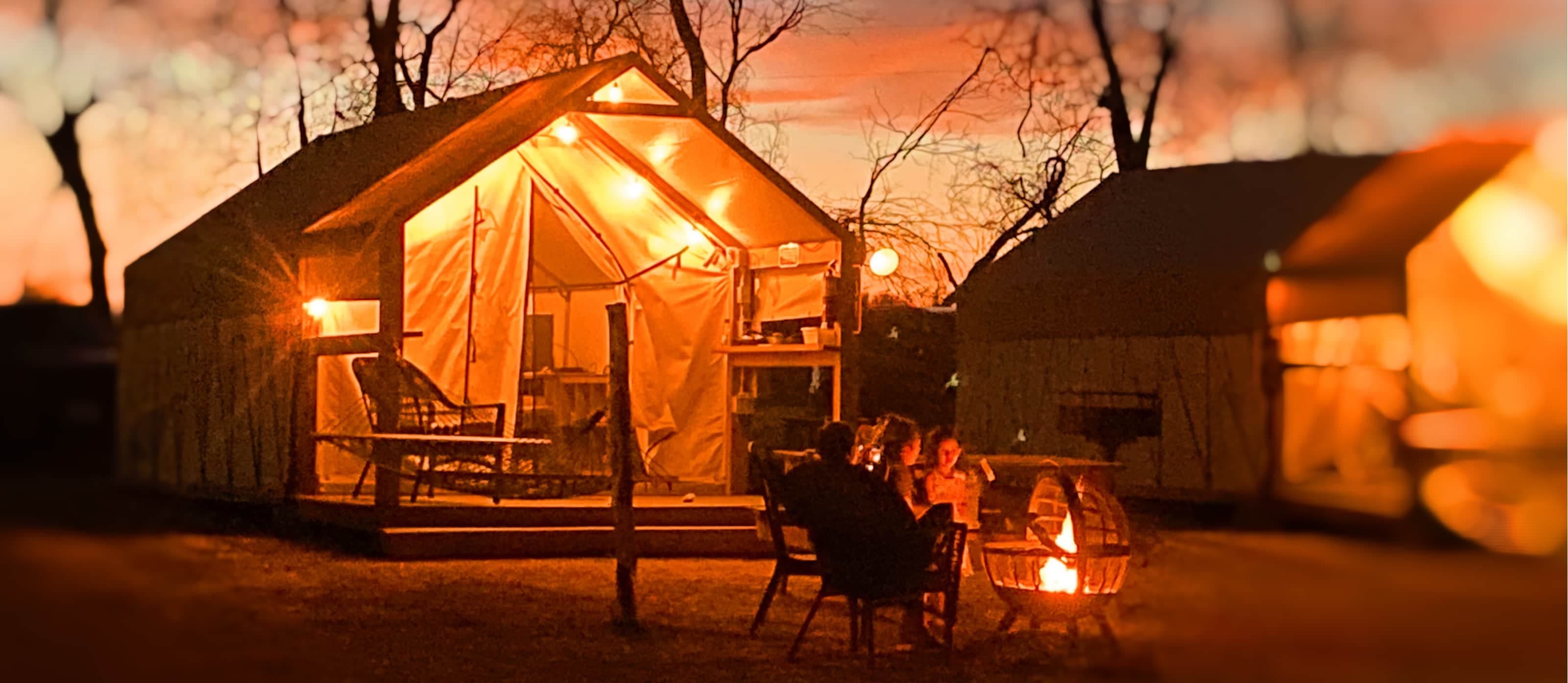 Enjoy A Fireside Evening with Family