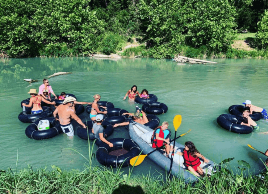 You can choose to kayak or tube!