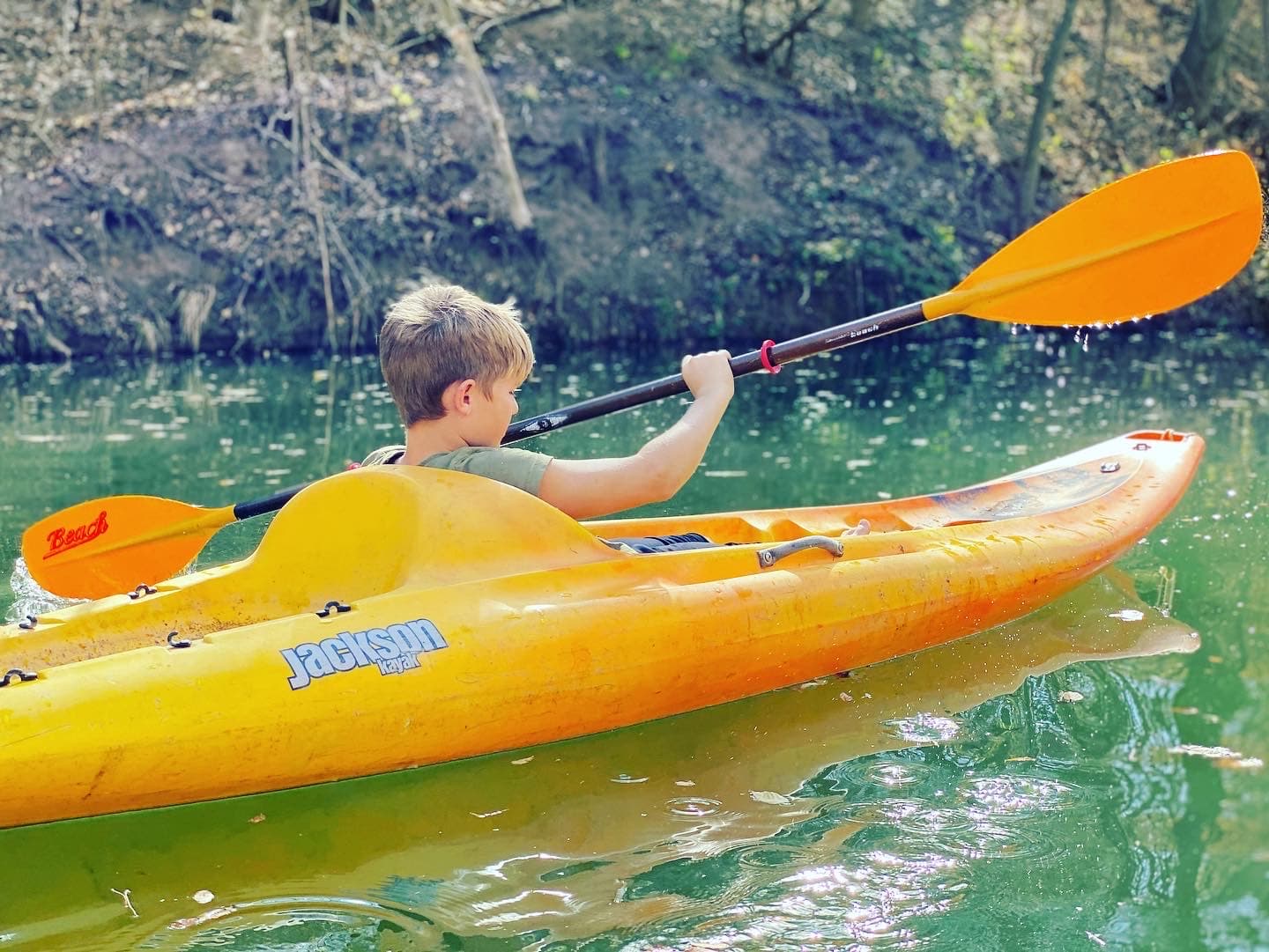 Great spot to learn to kayak!