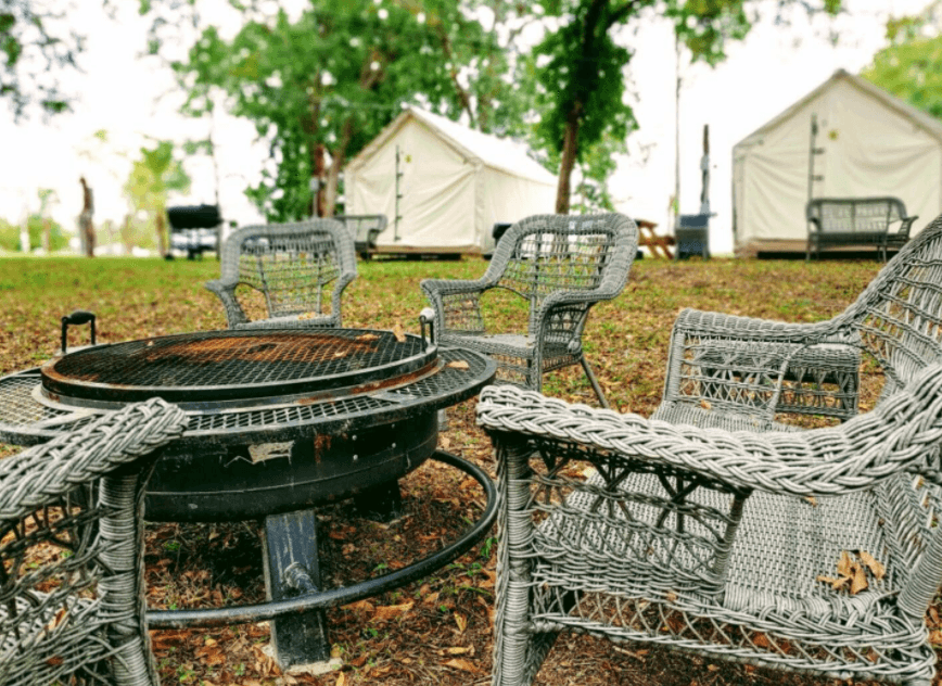 We have fire pits and hammocks for Guests to enjoy!