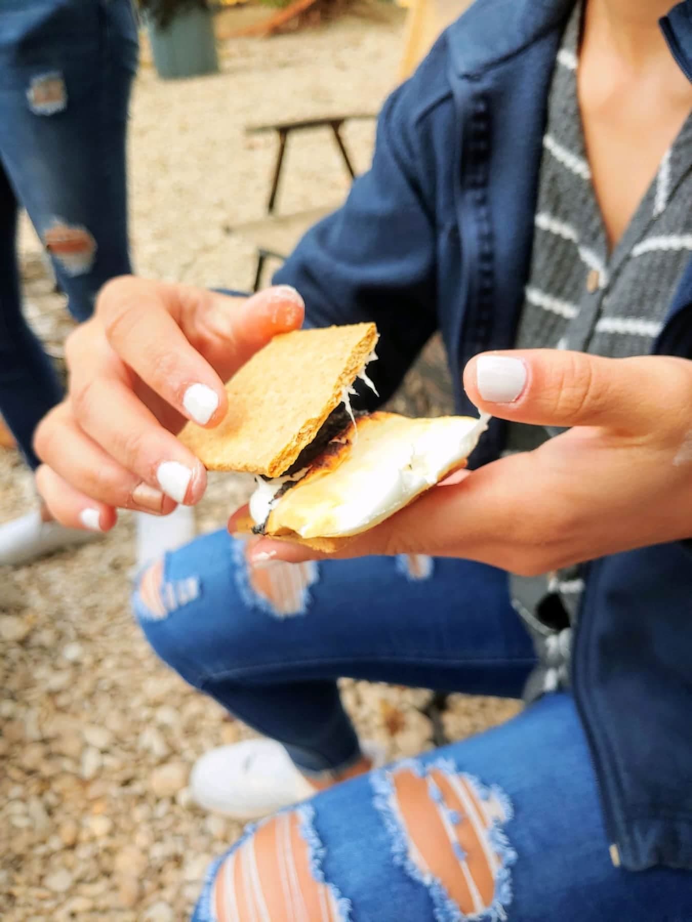 S'mores are fun to make at camp