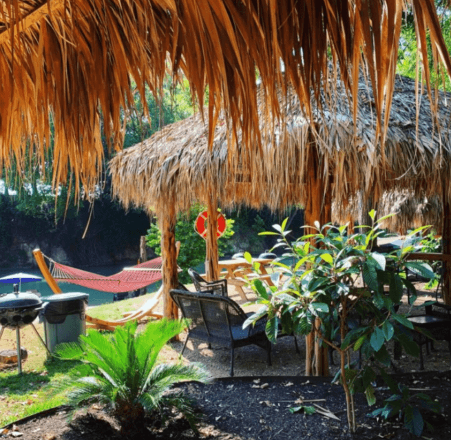 Riverside Cabana rentals can be added to your reservation for an additional fee.