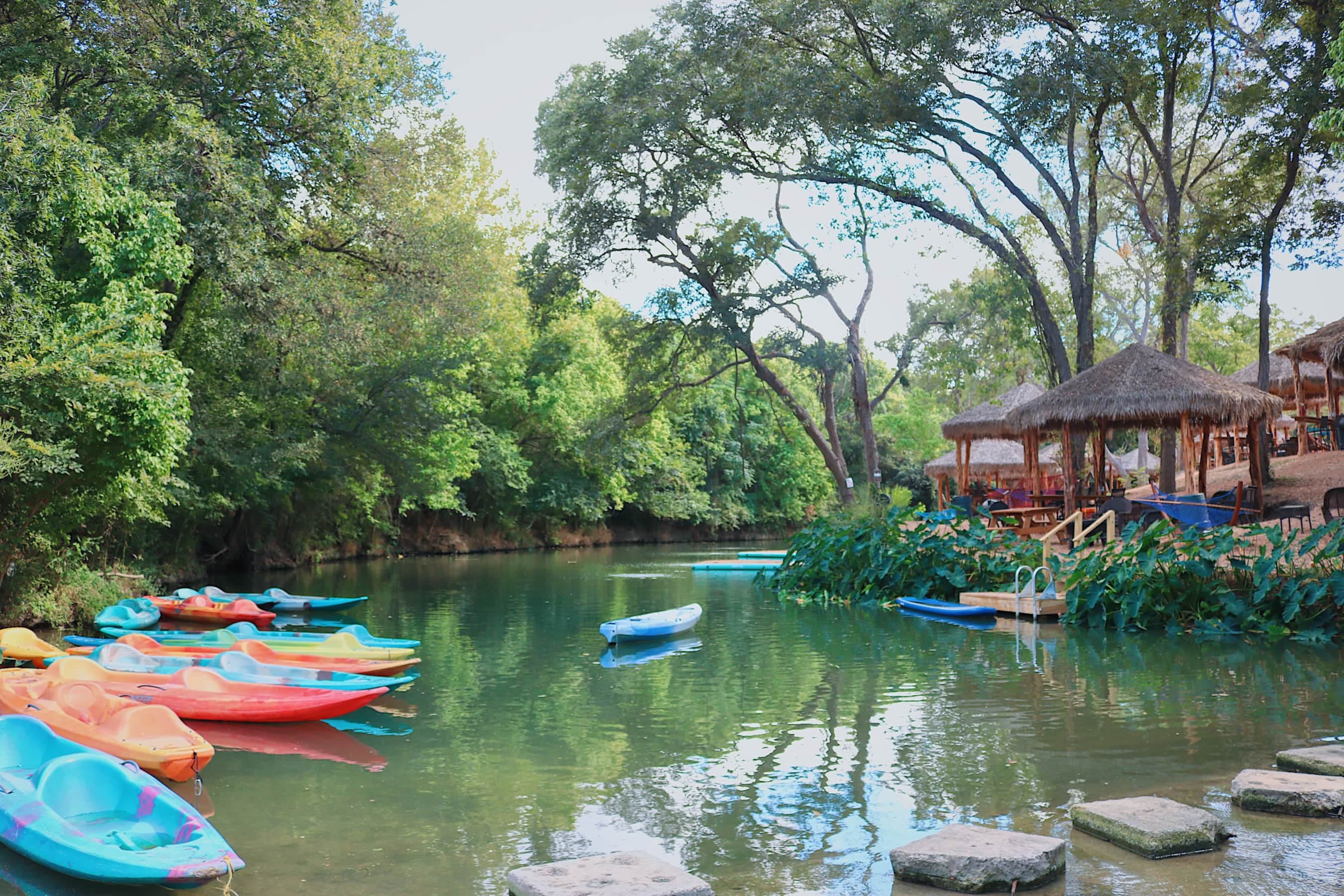 Kayak the beautiful Cibolo Creek