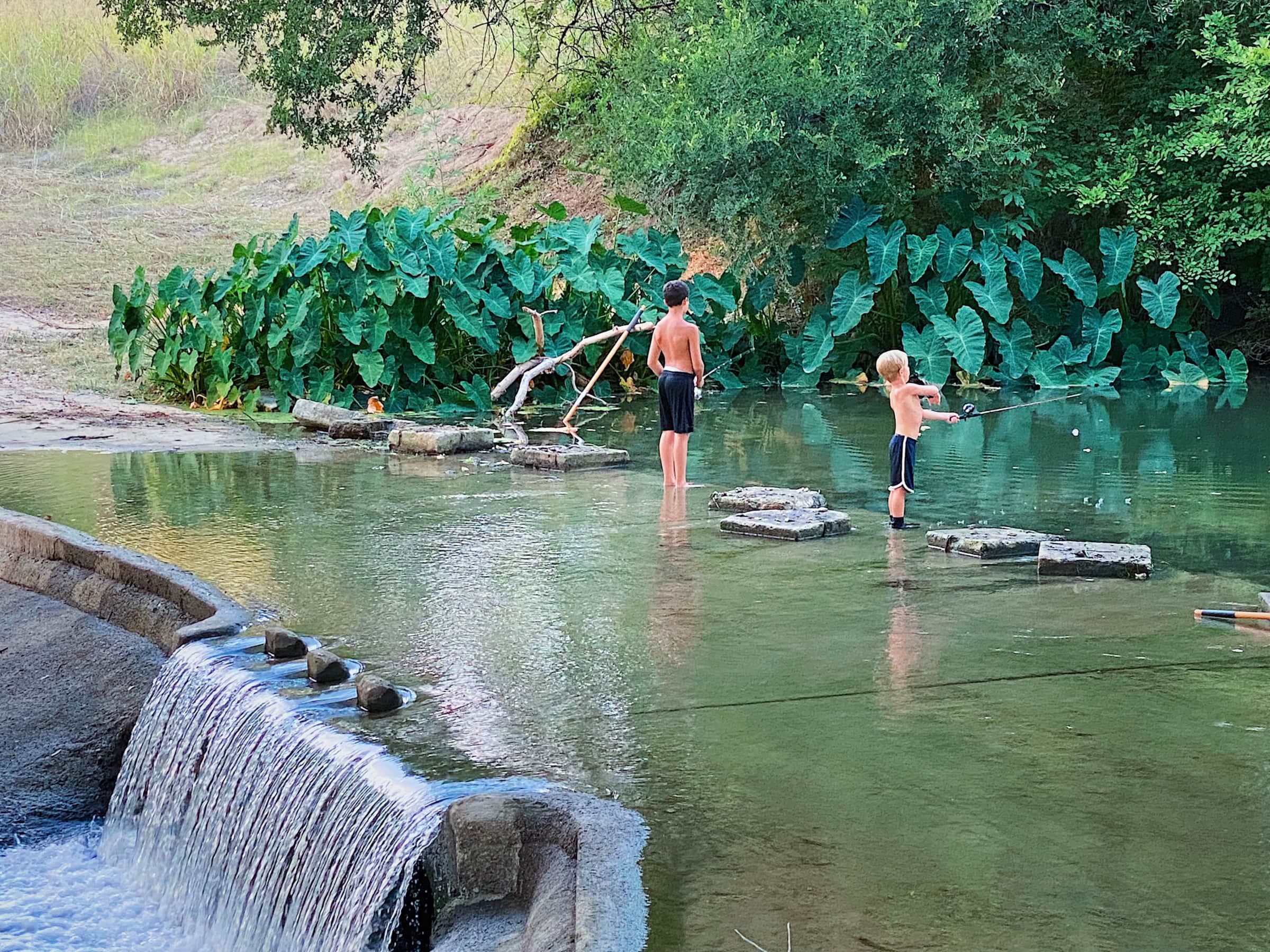 Don't forget the Fishing Poles!
