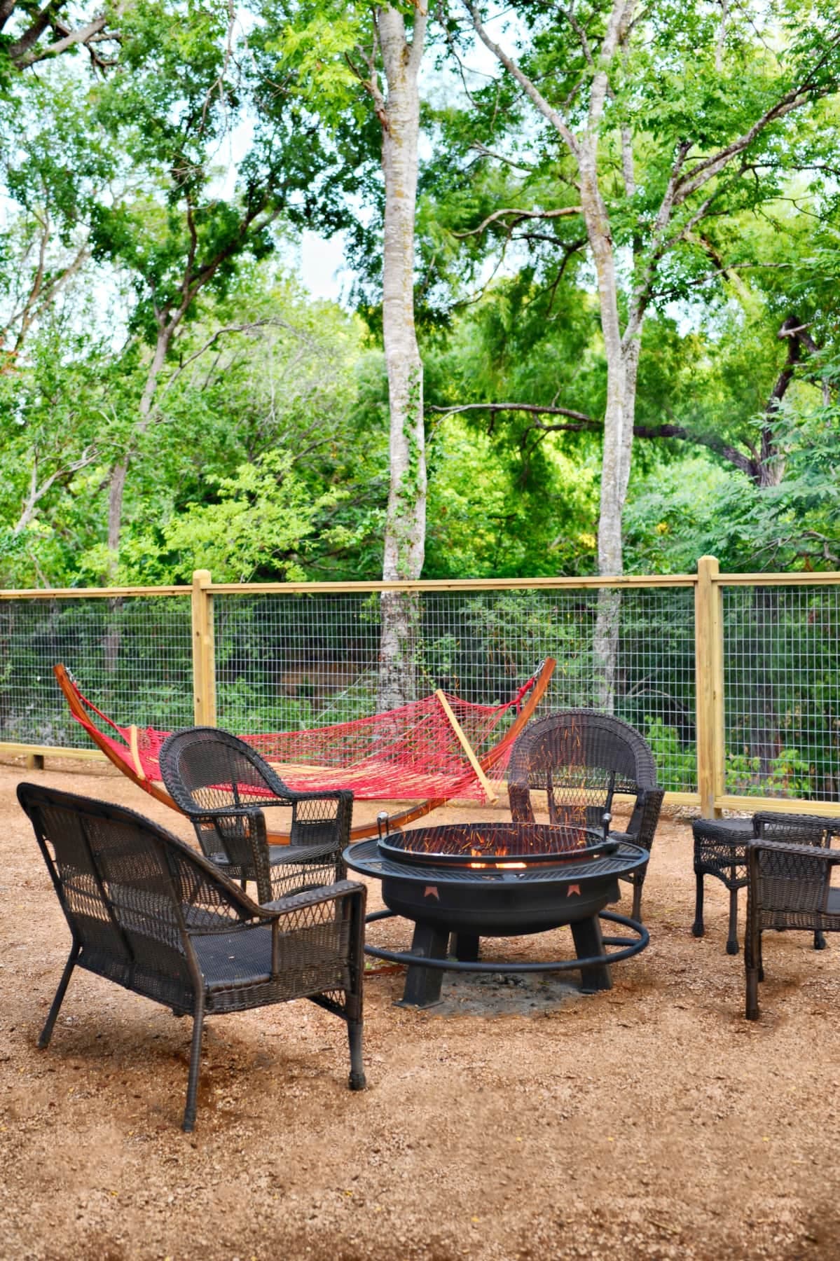 Fire Pits at Every Cabin