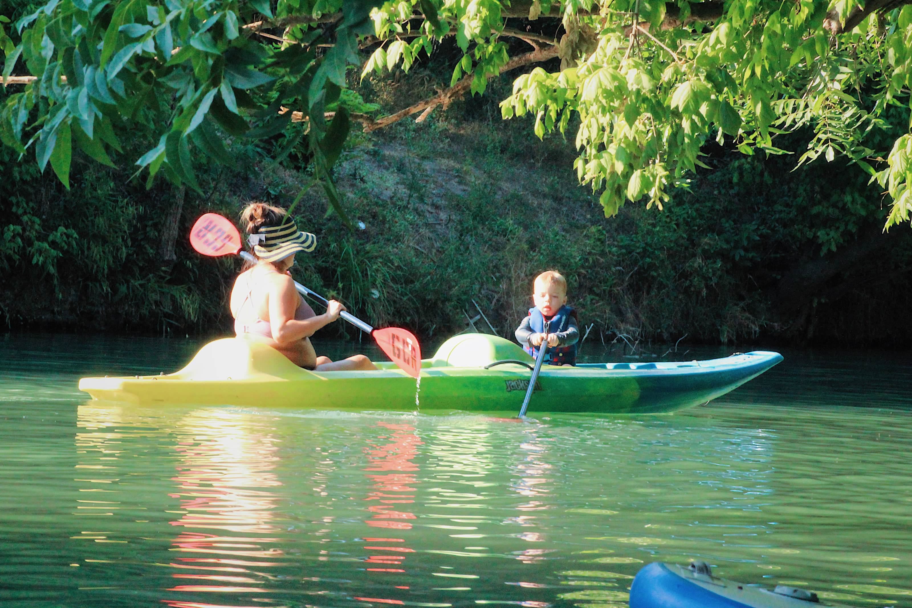 Free Kayaking included during stay