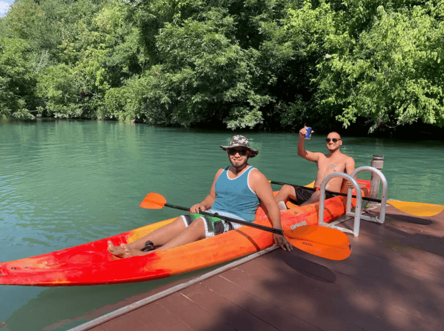 Geronimo creek is fun to kayak!
