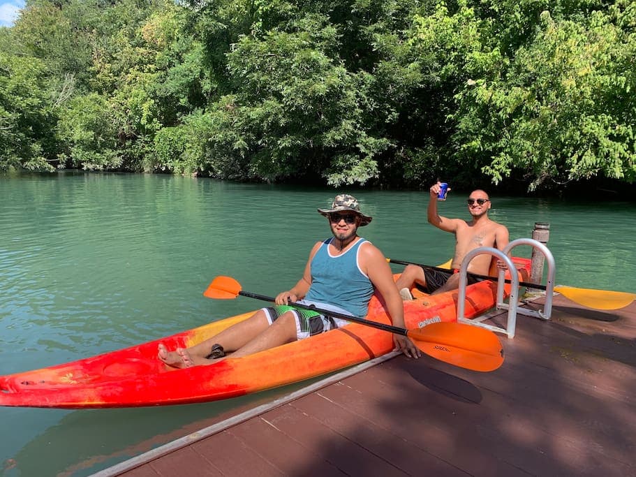 Geronimo creek is fun to kayak!