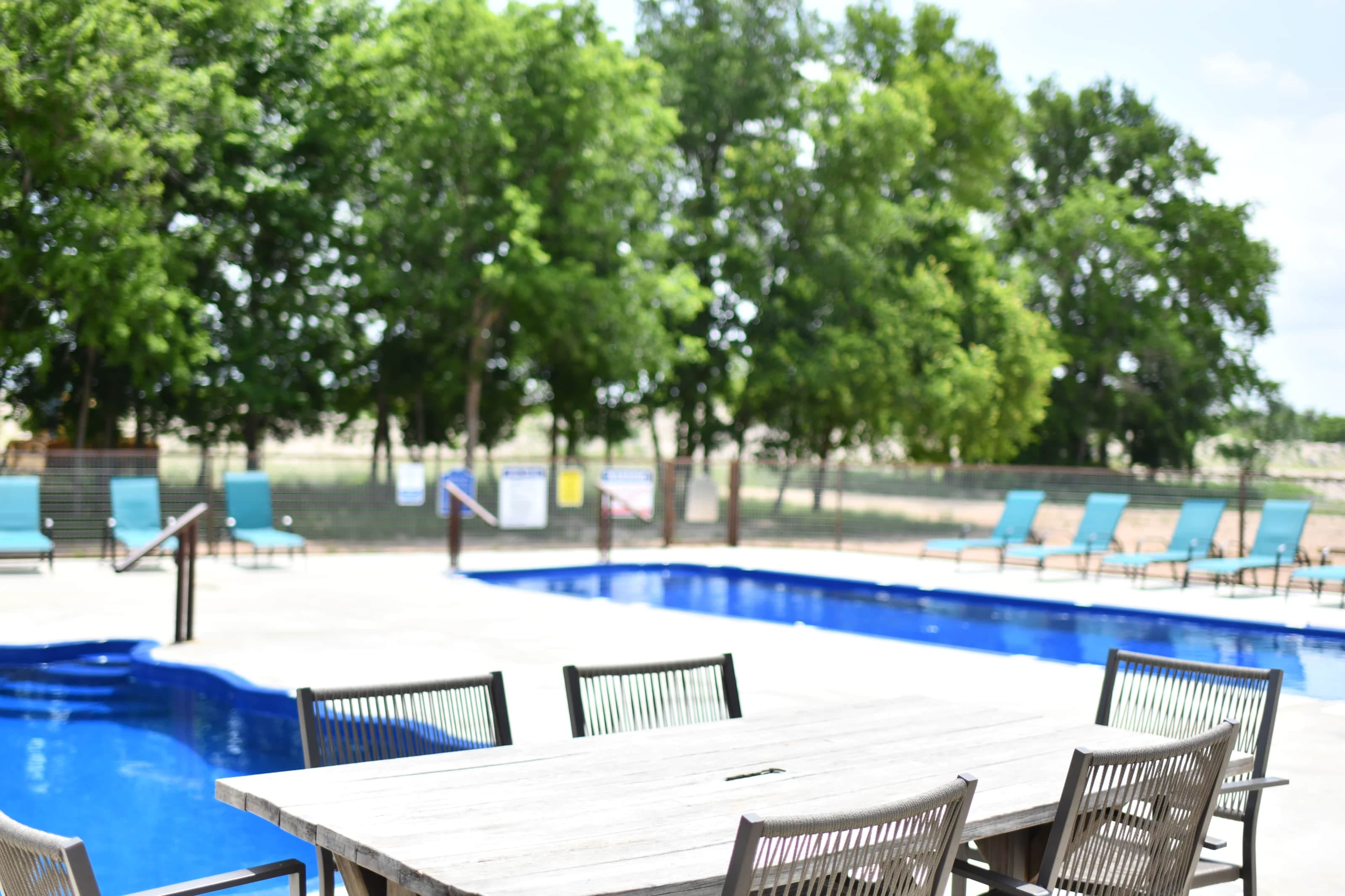 Picnic by the pool