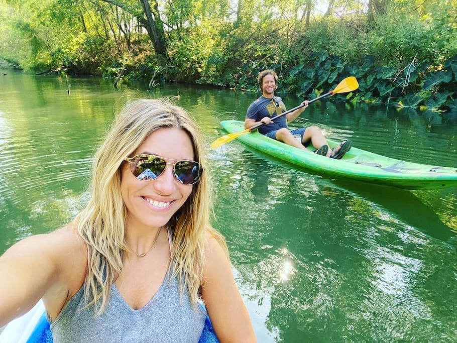 Rio Cibolo Creek is perfect to kayak and paddleboard!