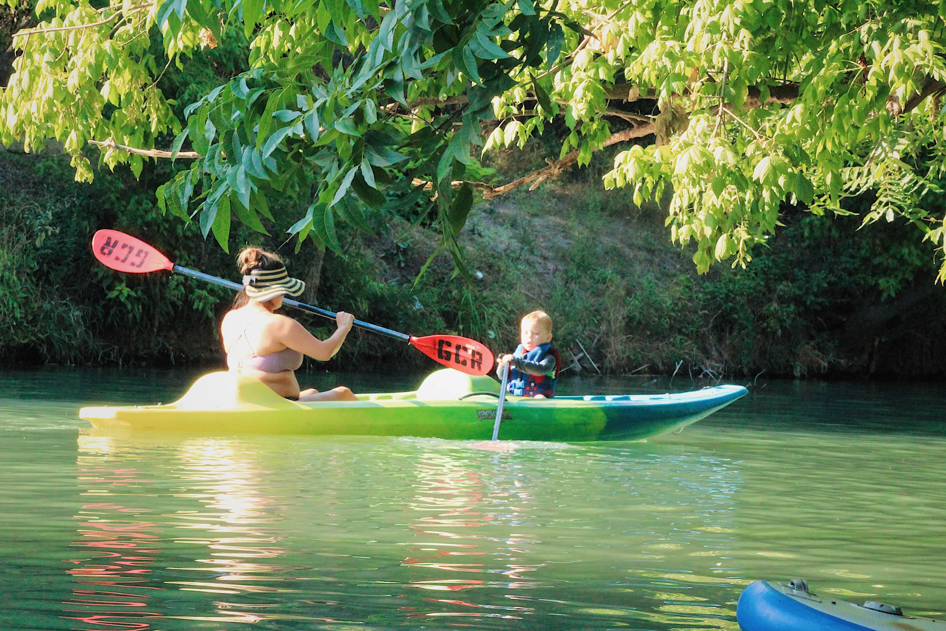Go kayaking with your kids