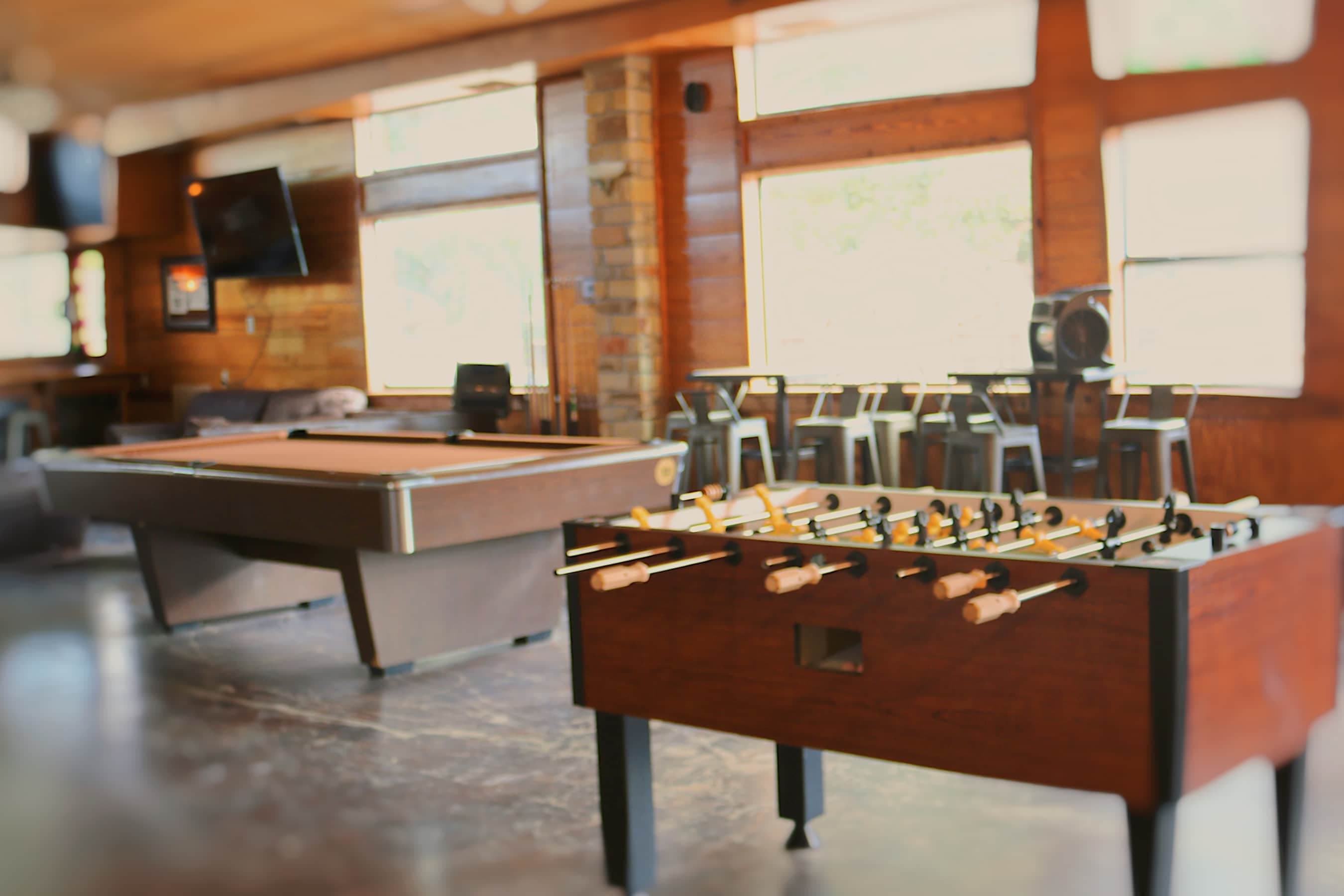 Foosball and Pool!