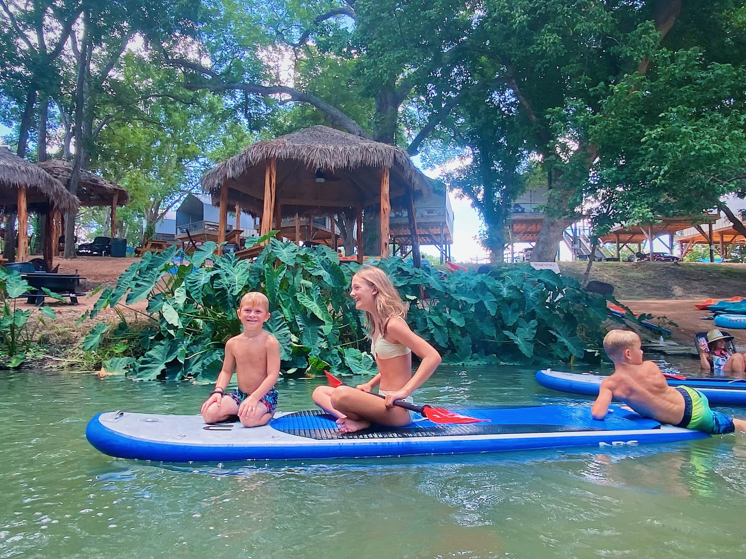 Paddleboarding at Son's Rio Cibolo