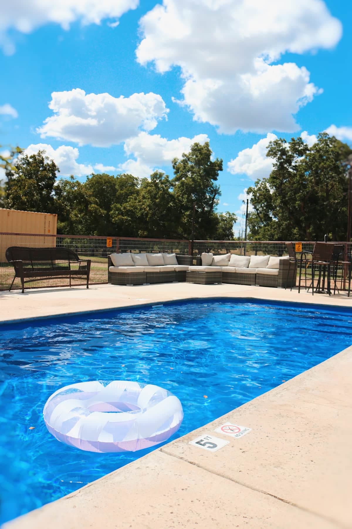 We have 3 pools on Property