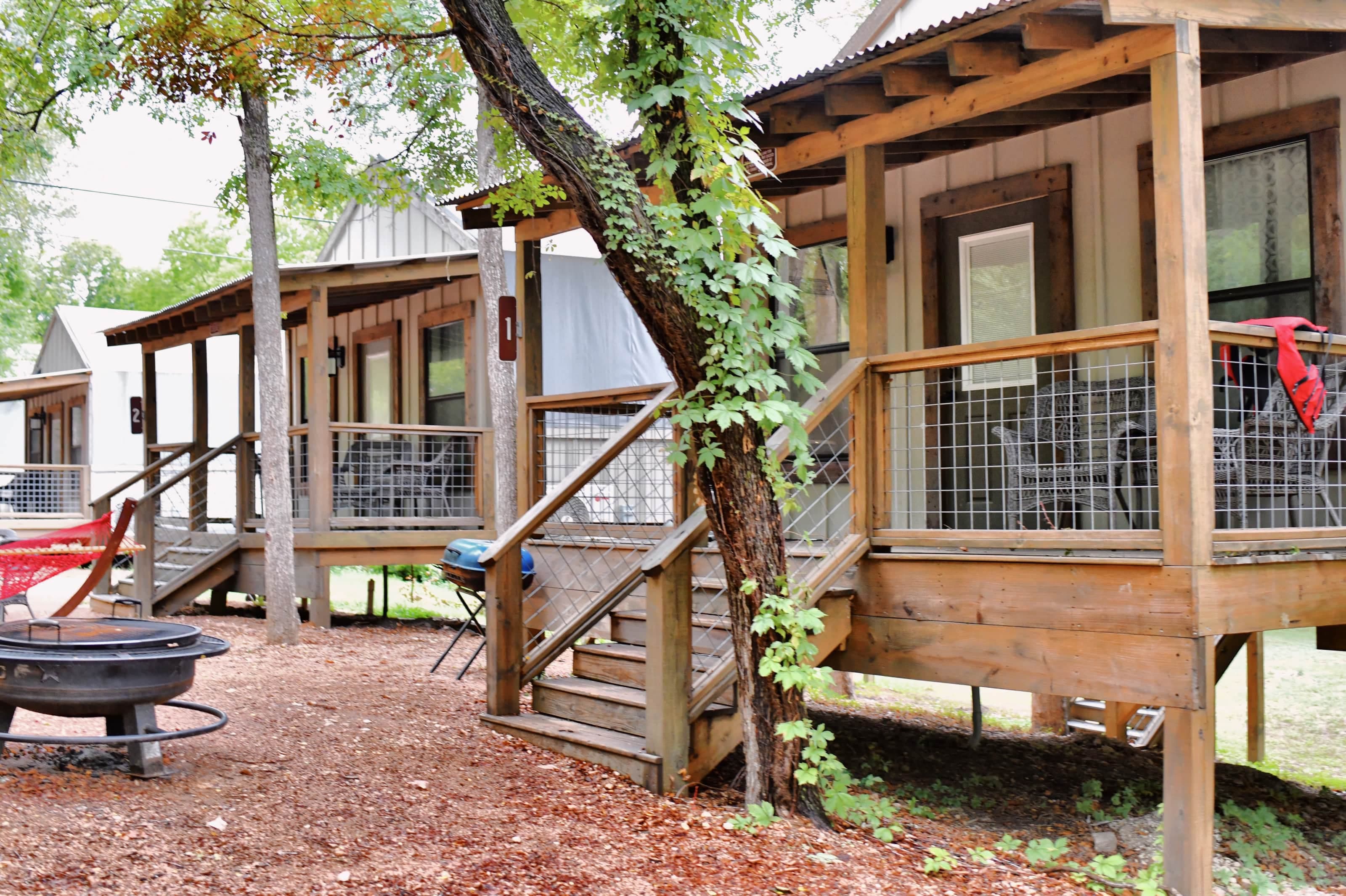 Son's Geronimo River Cabins near New Braunfels