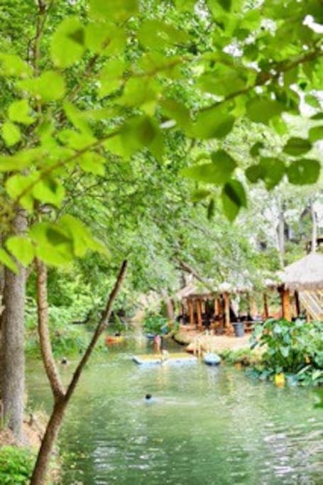 The creek is the main attraction at Son's Rio Cibolo!