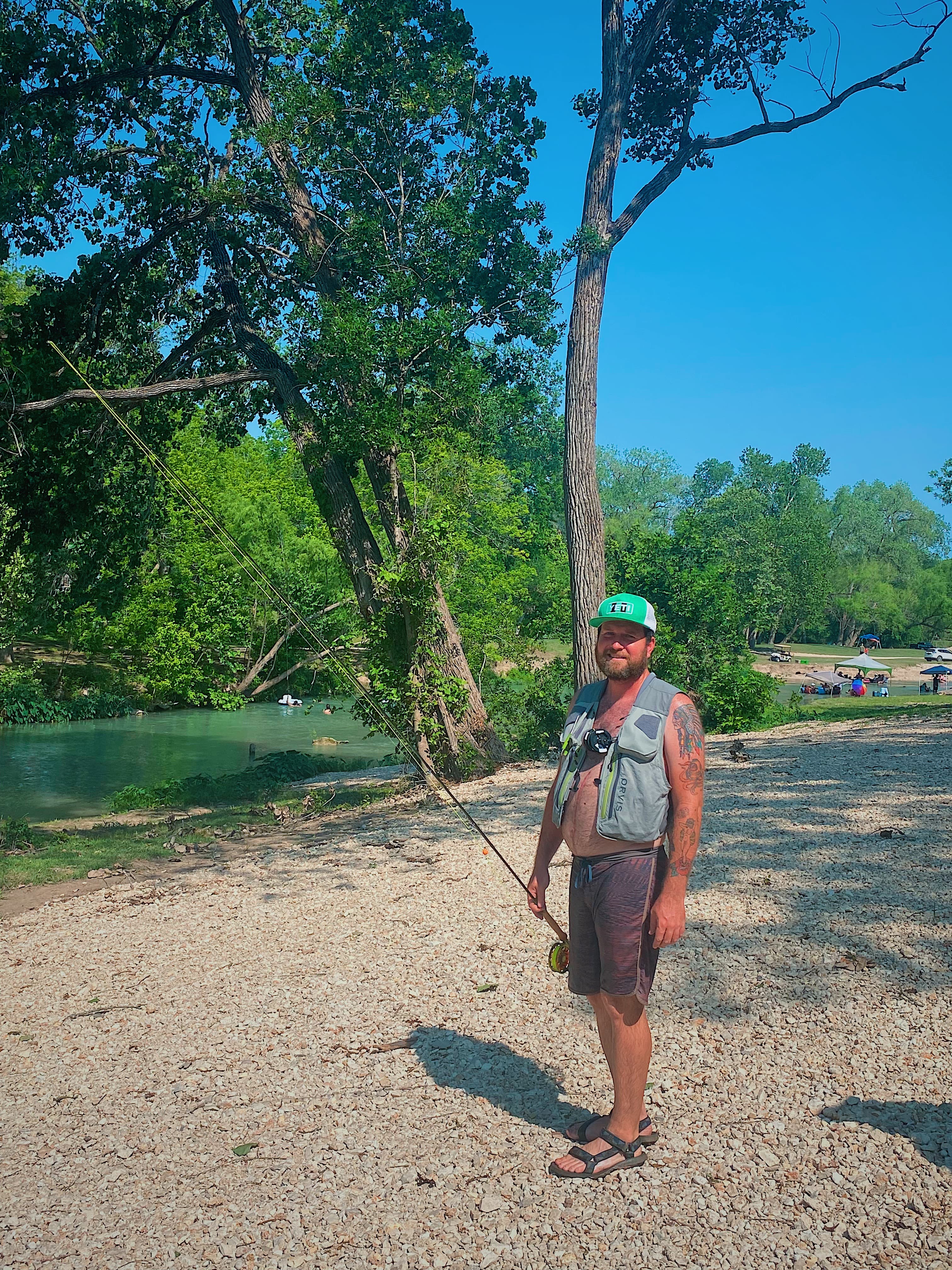 Don't forget the fishing poles!