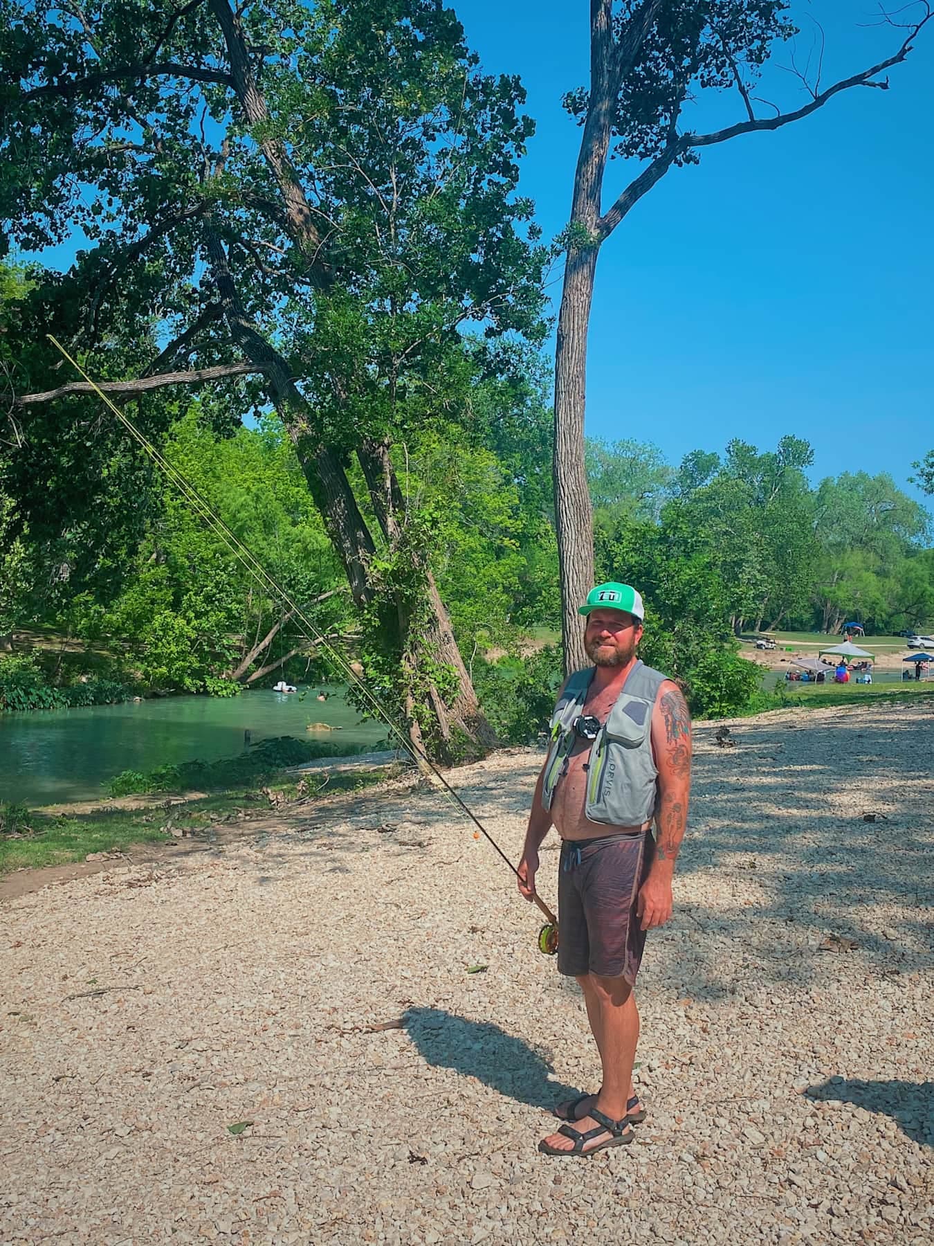 Don't forget the fishing poles!