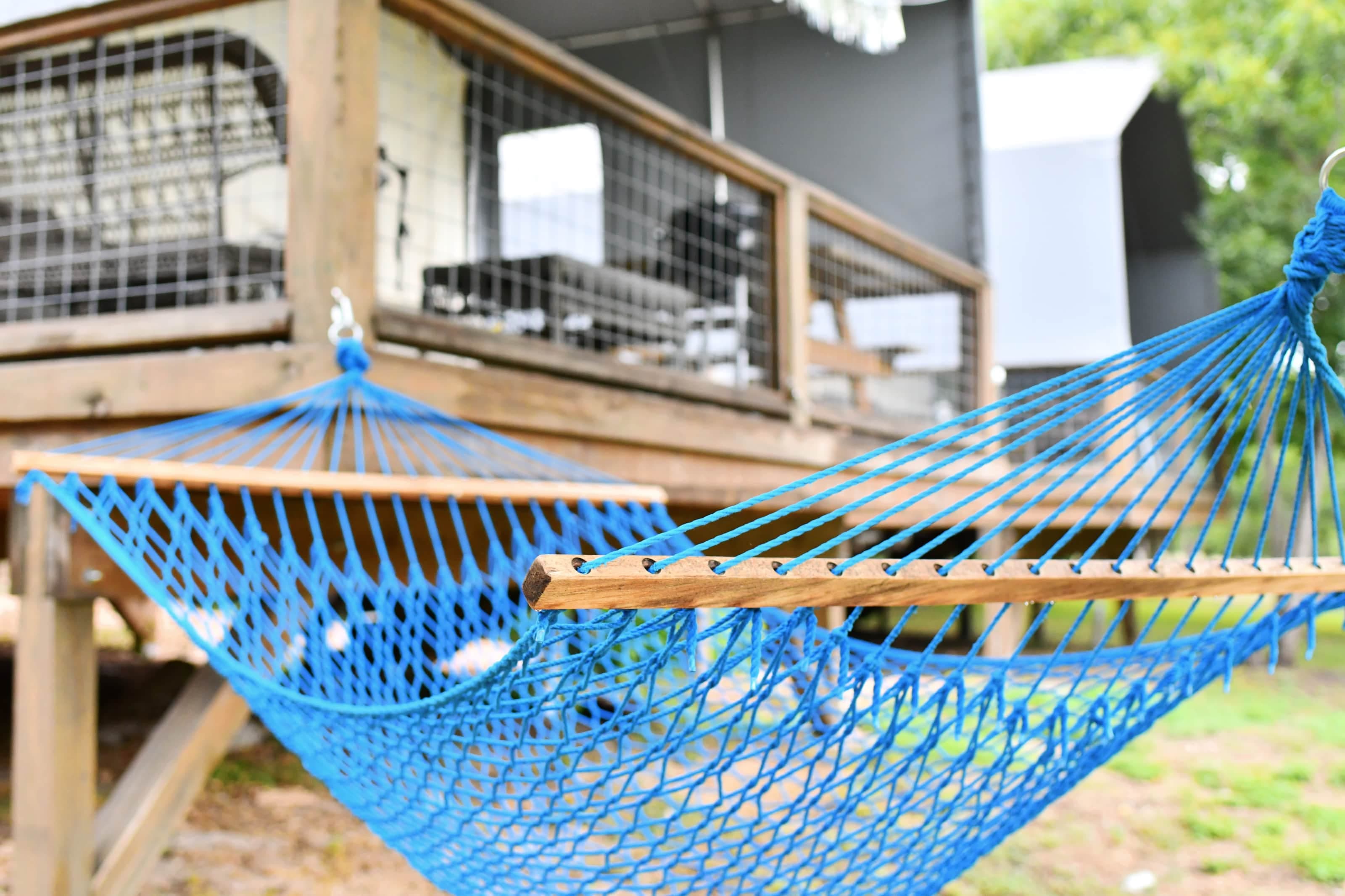 Son's Geronimo has lots of hammocks throughout the property for you to enjoy