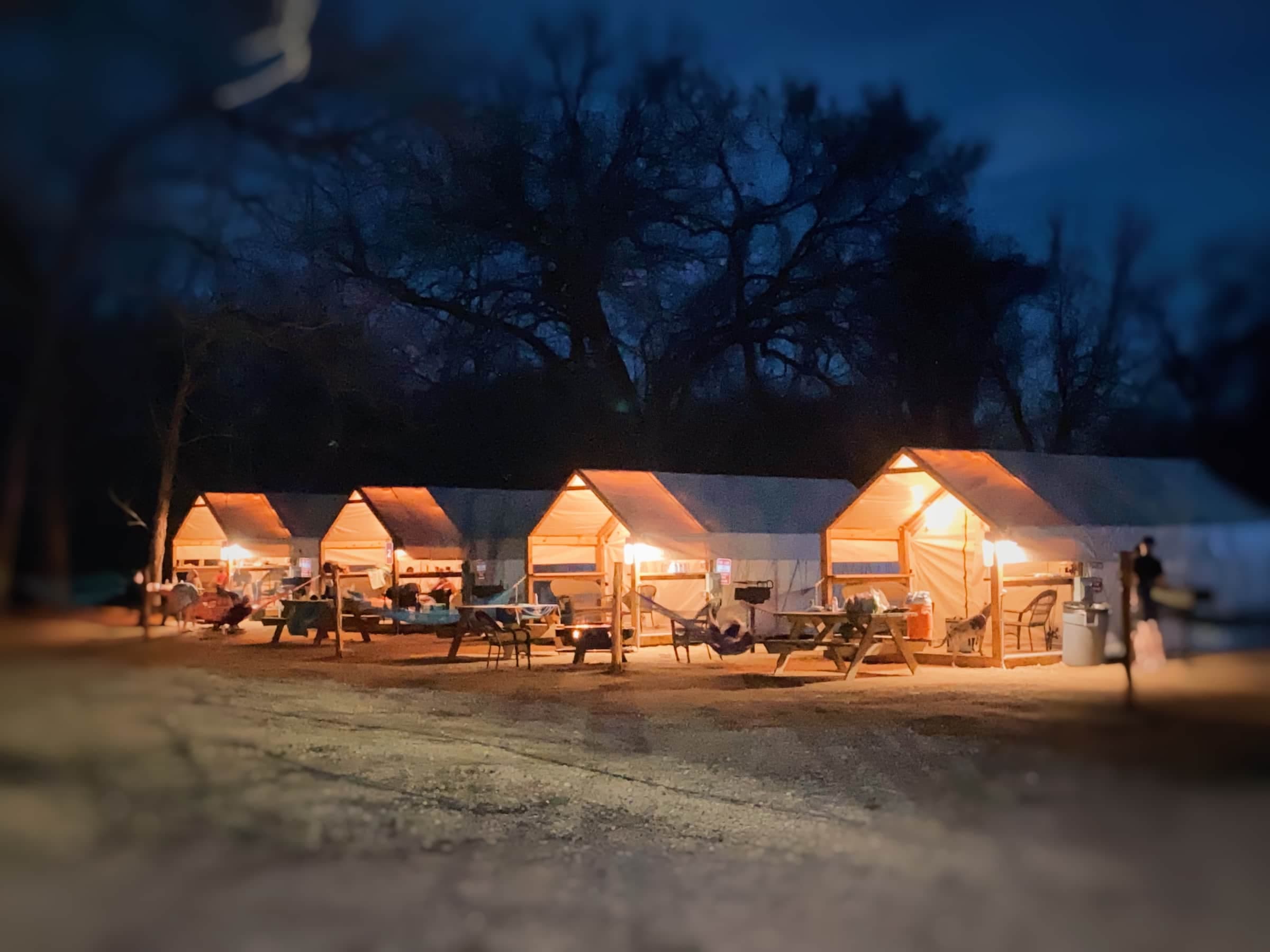 Nighttime is Magical on the San Marcos River