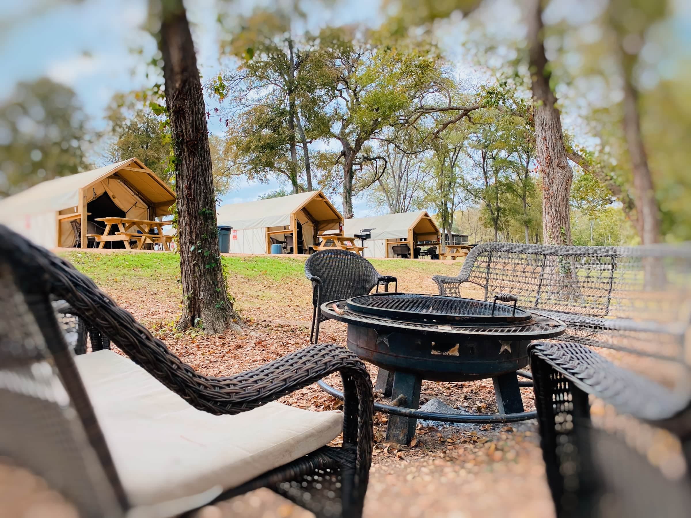 We have 40 Glamping Cabins on property
