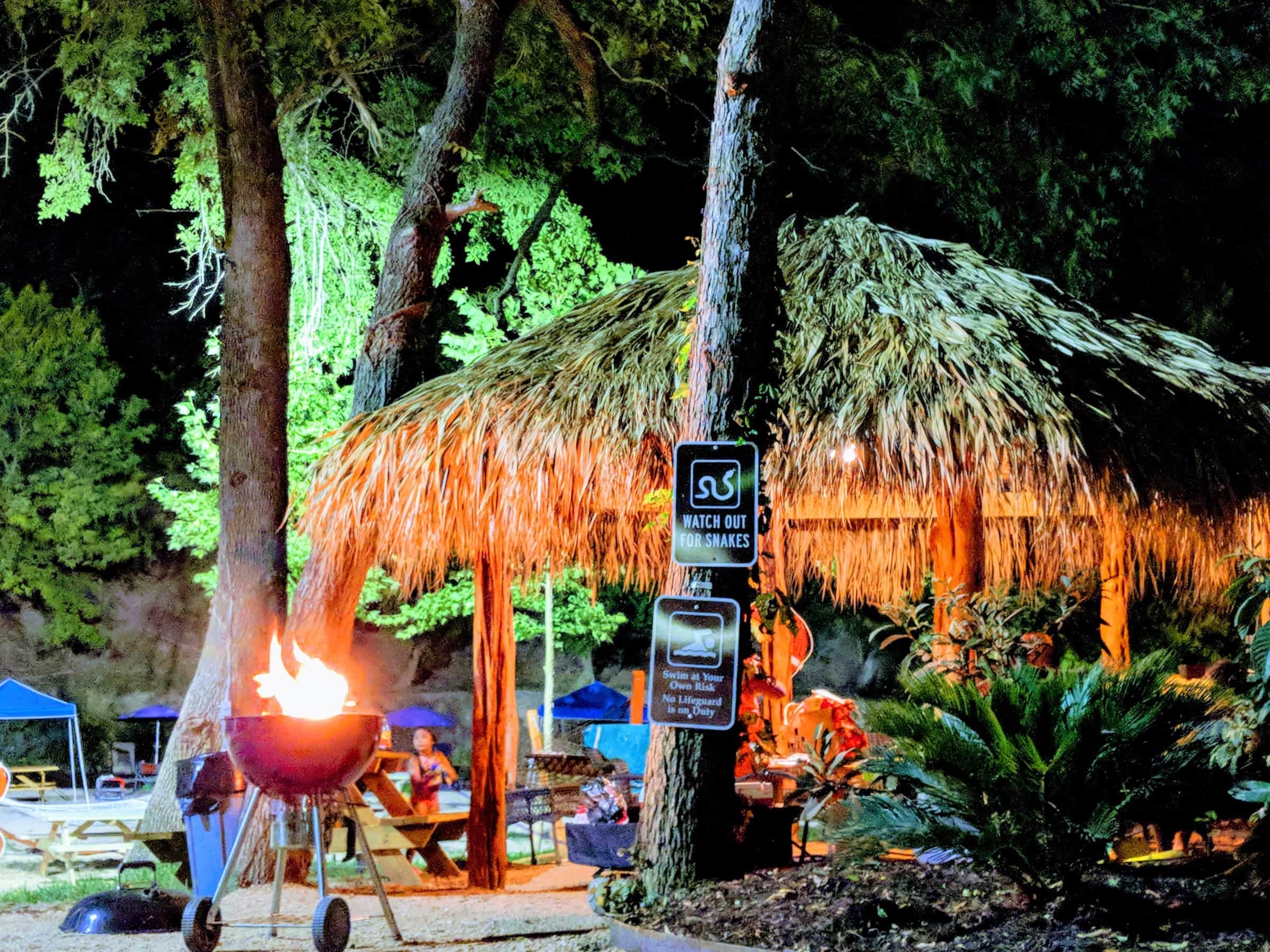 Spend the evening in a cabana