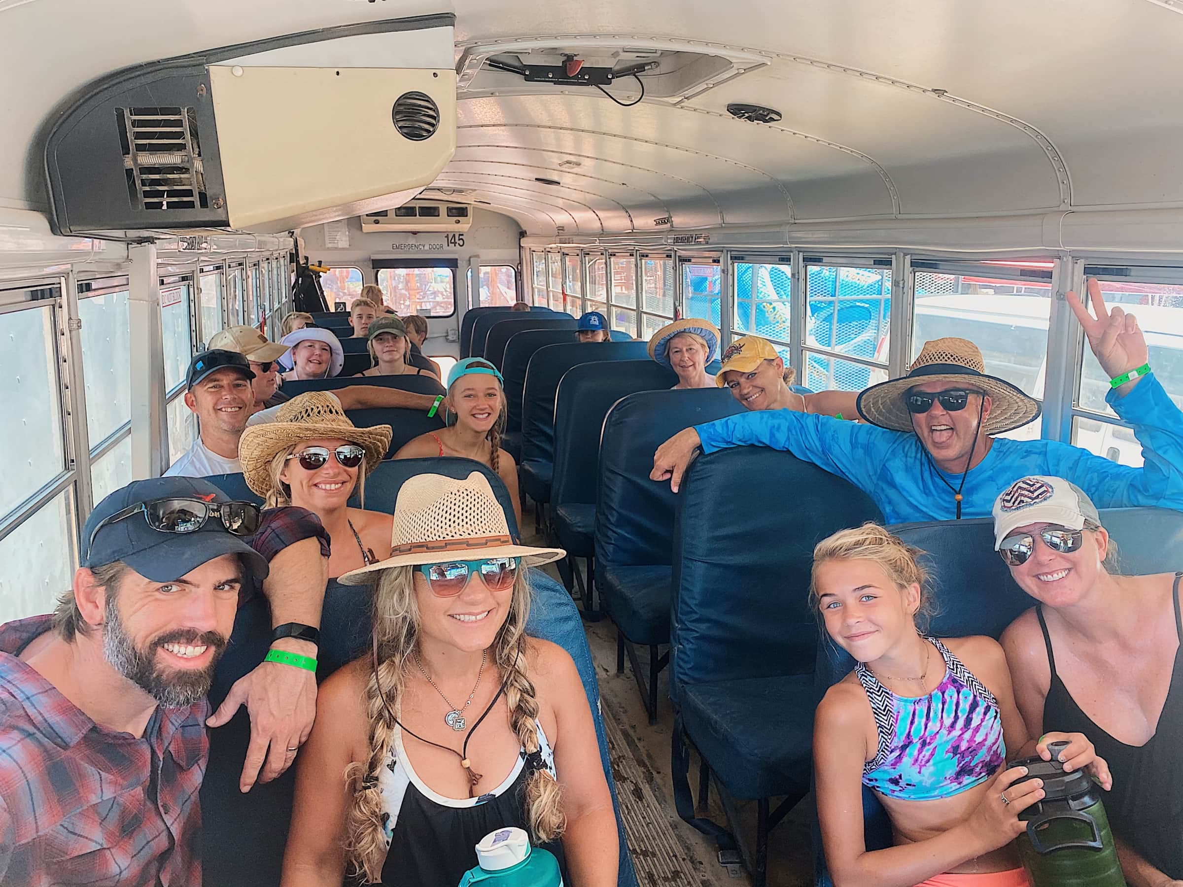Shuttle bus rides for floating