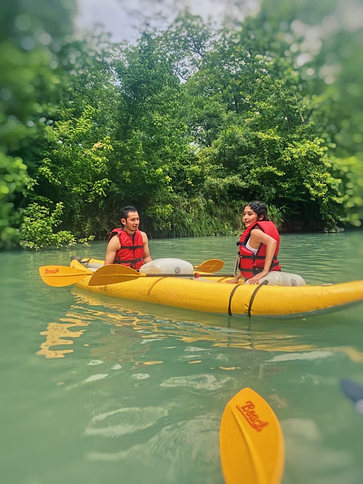 We have single and double kayaks