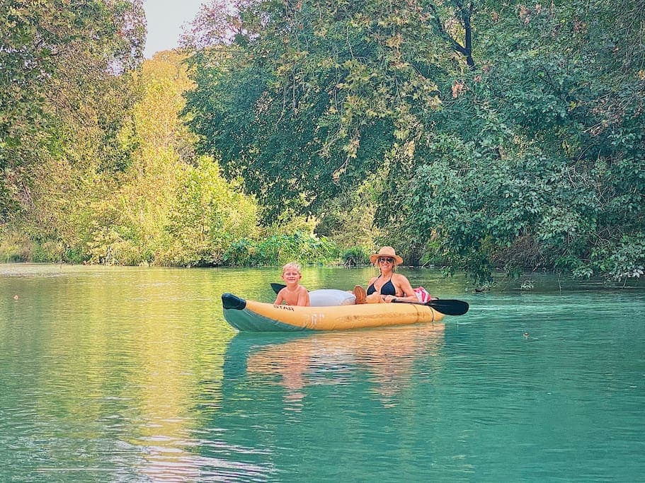 Spring and fall are excellent times to kayak.
