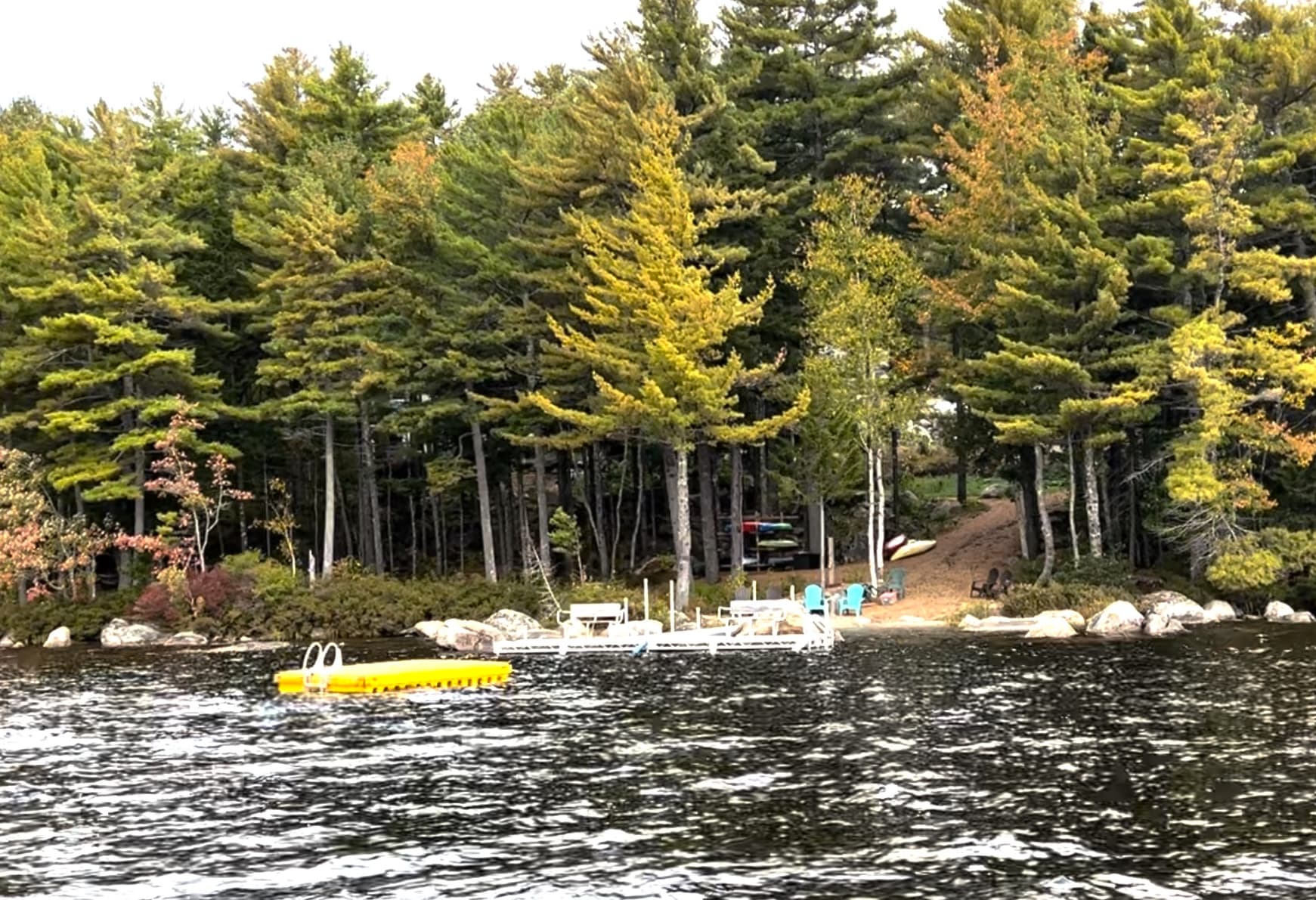 Dock swim platform