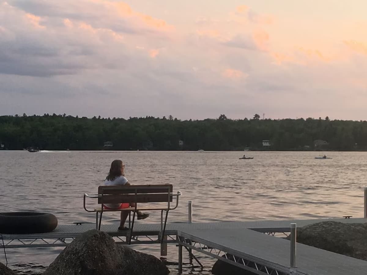Great place to sit and enjoy the sunsets or kids at play