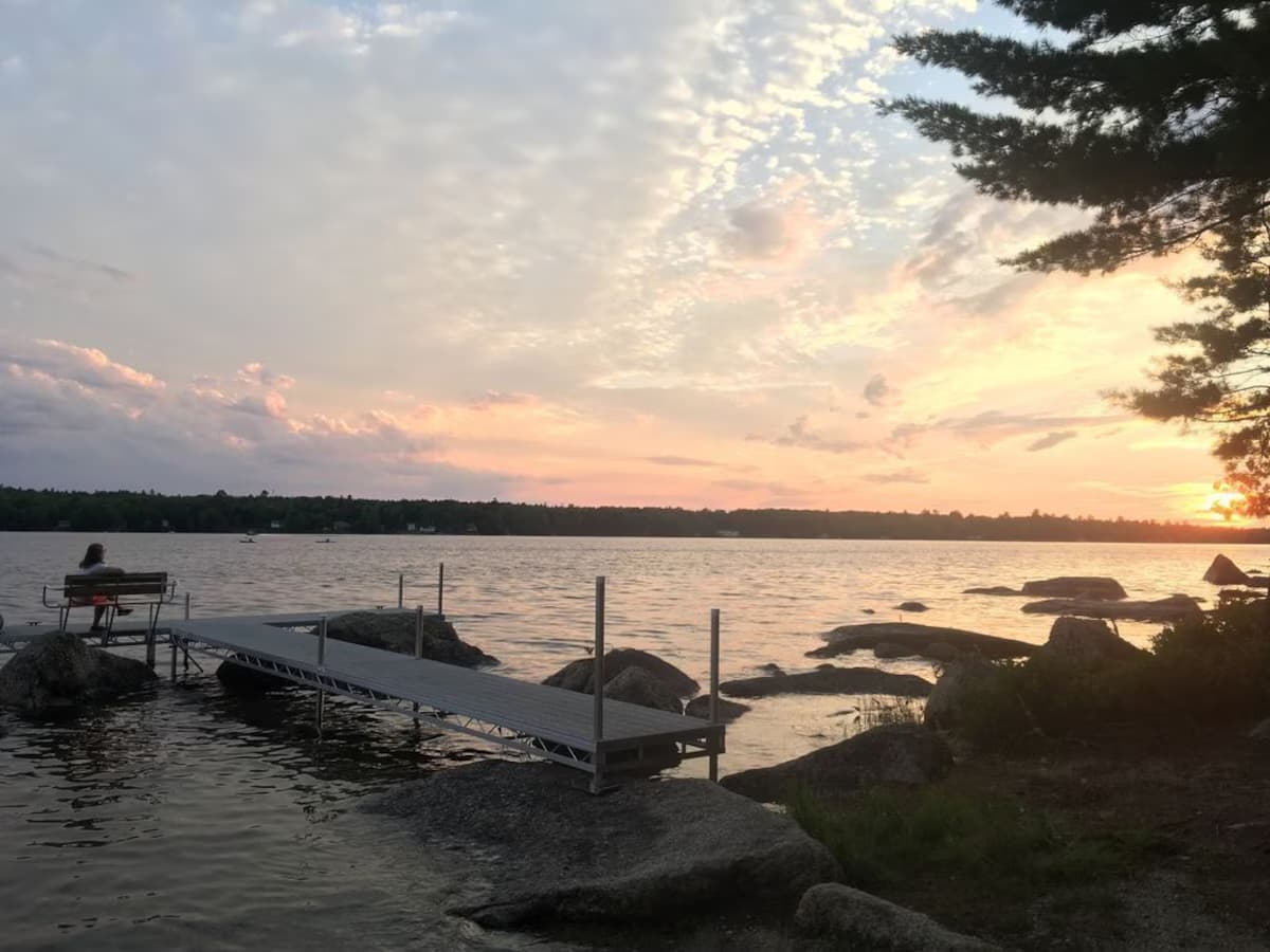 Sunset begins