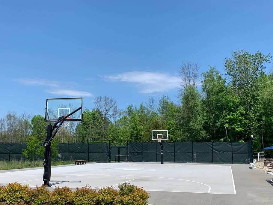 Basketball and Tennis Courts
