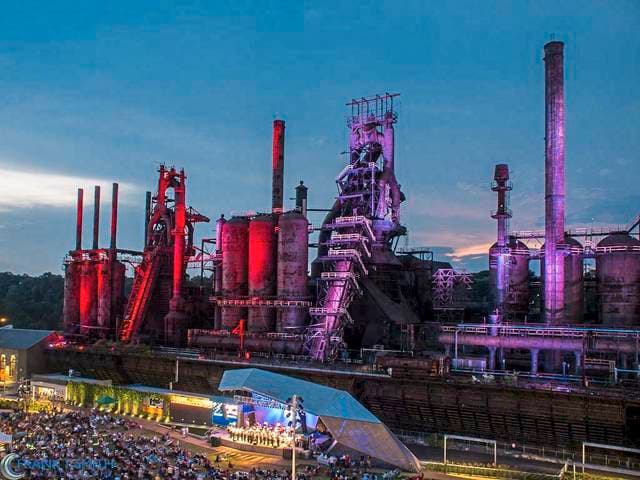 Steel Stacks is down the street where there is always a event being held.