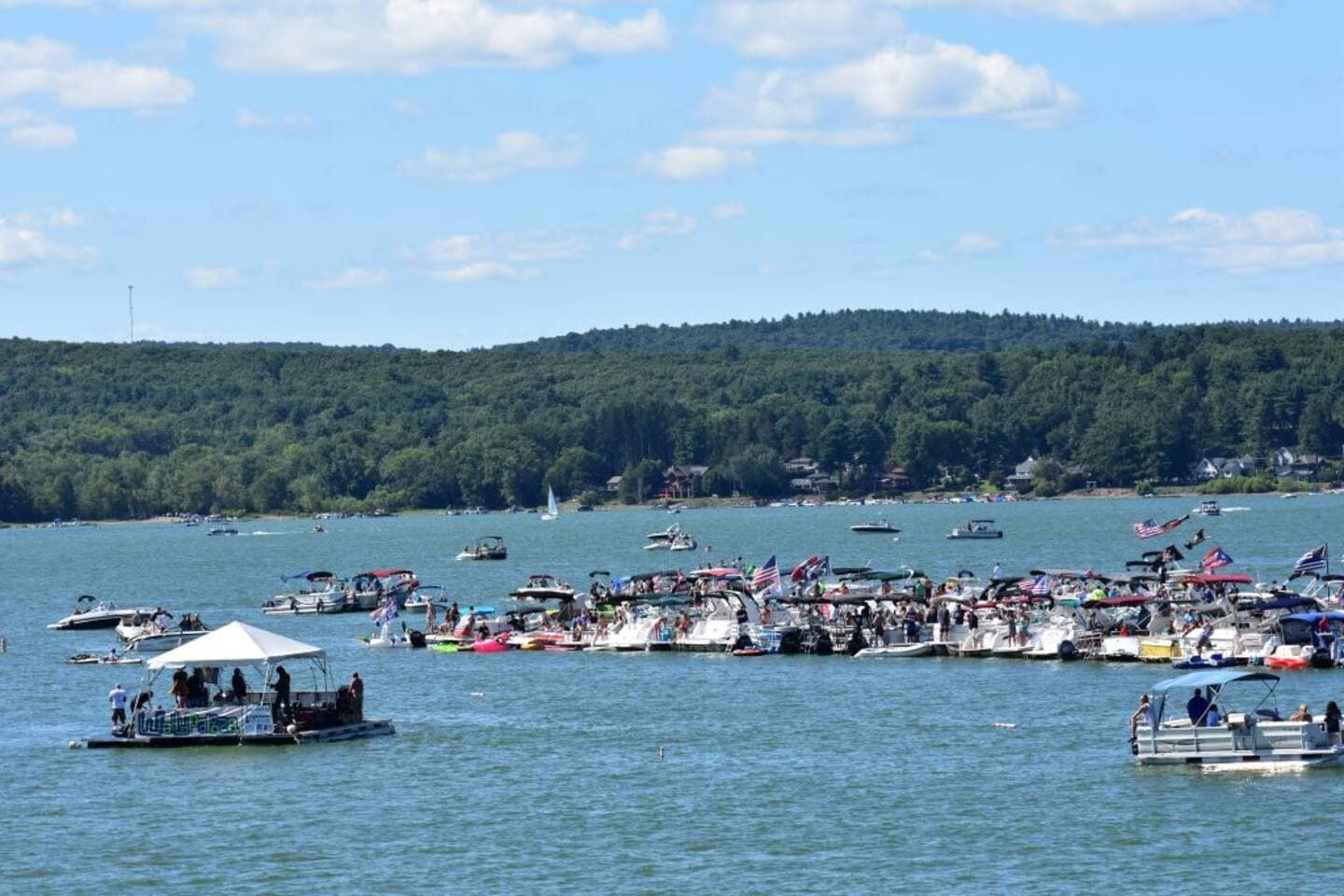 Lake during wallyfest